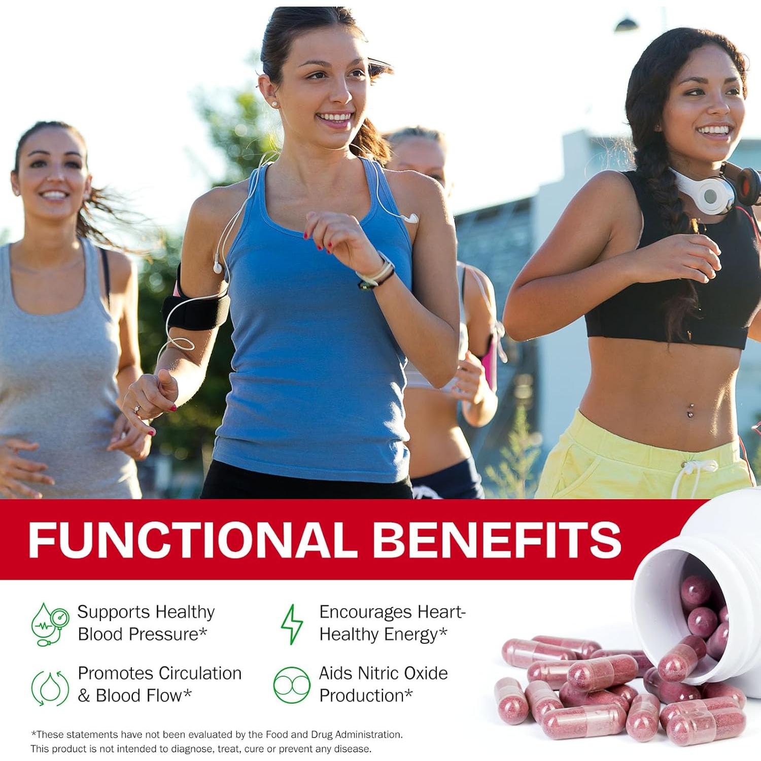 Cápsulas de raíz de remolacha HBIKCLYC 60 unidades energéticas