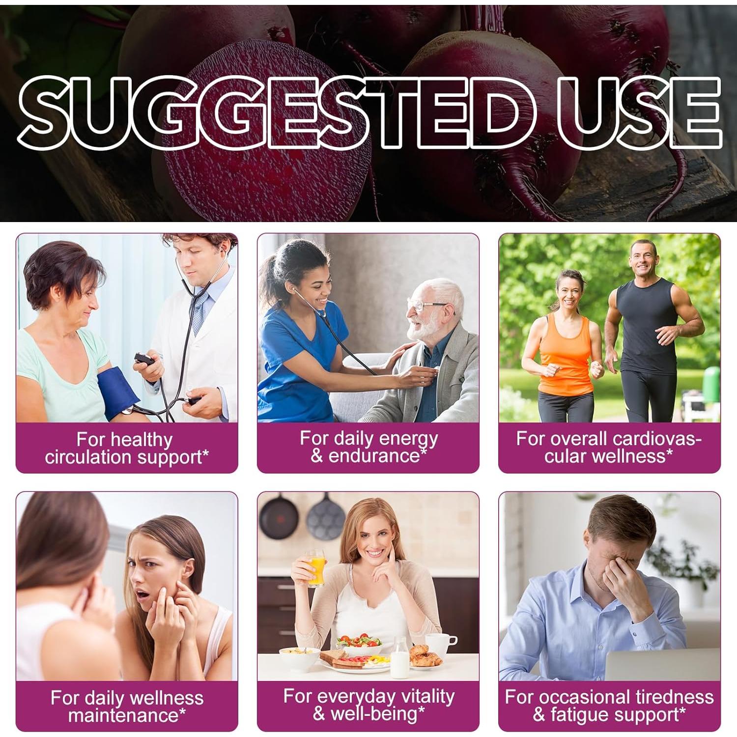 Gomitas de Remolacha Veganas 90 Unidades - Salud del Corazón