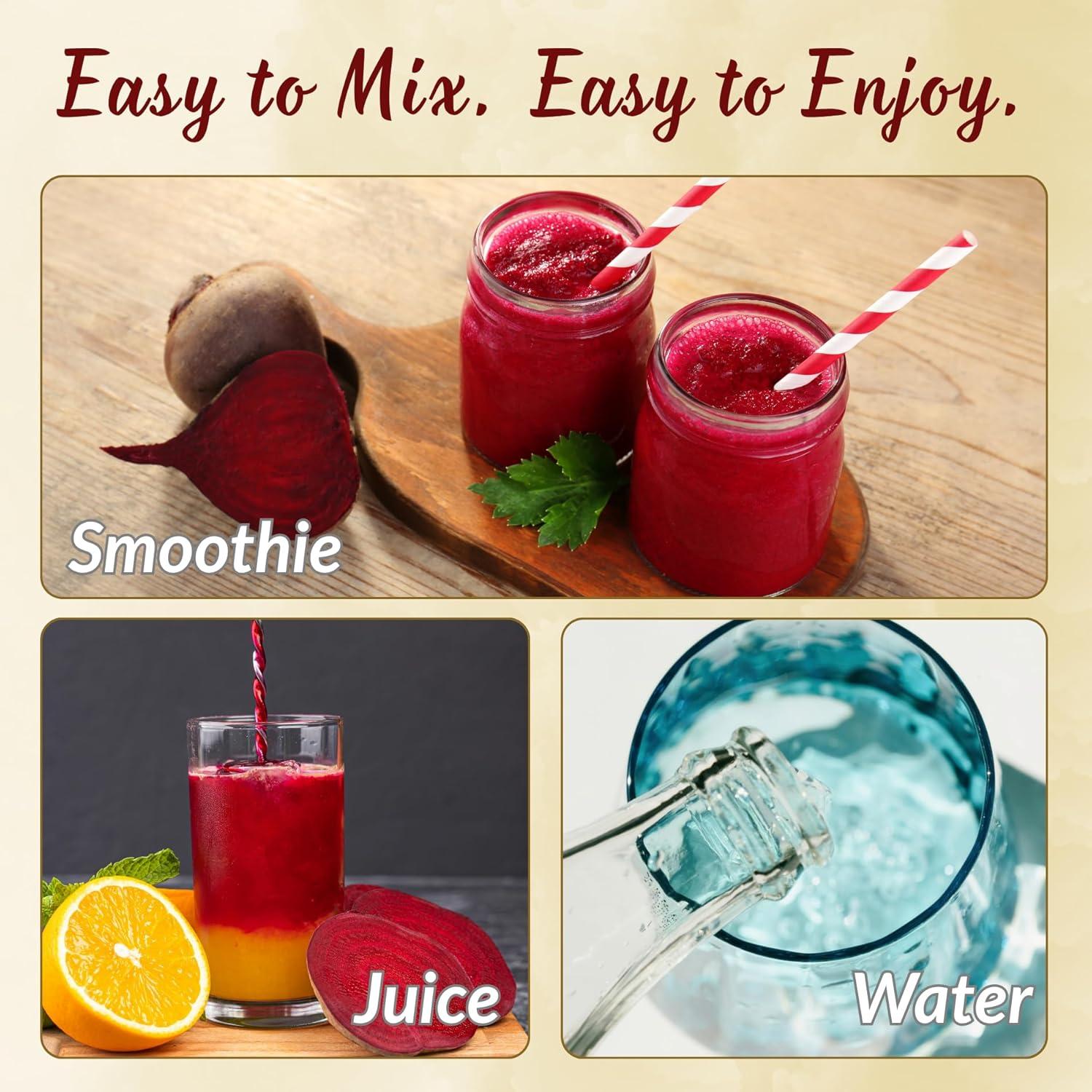 Polvo de Remolacha Orgánica GLOWIS 120g - Superalimentos Antioxidantes