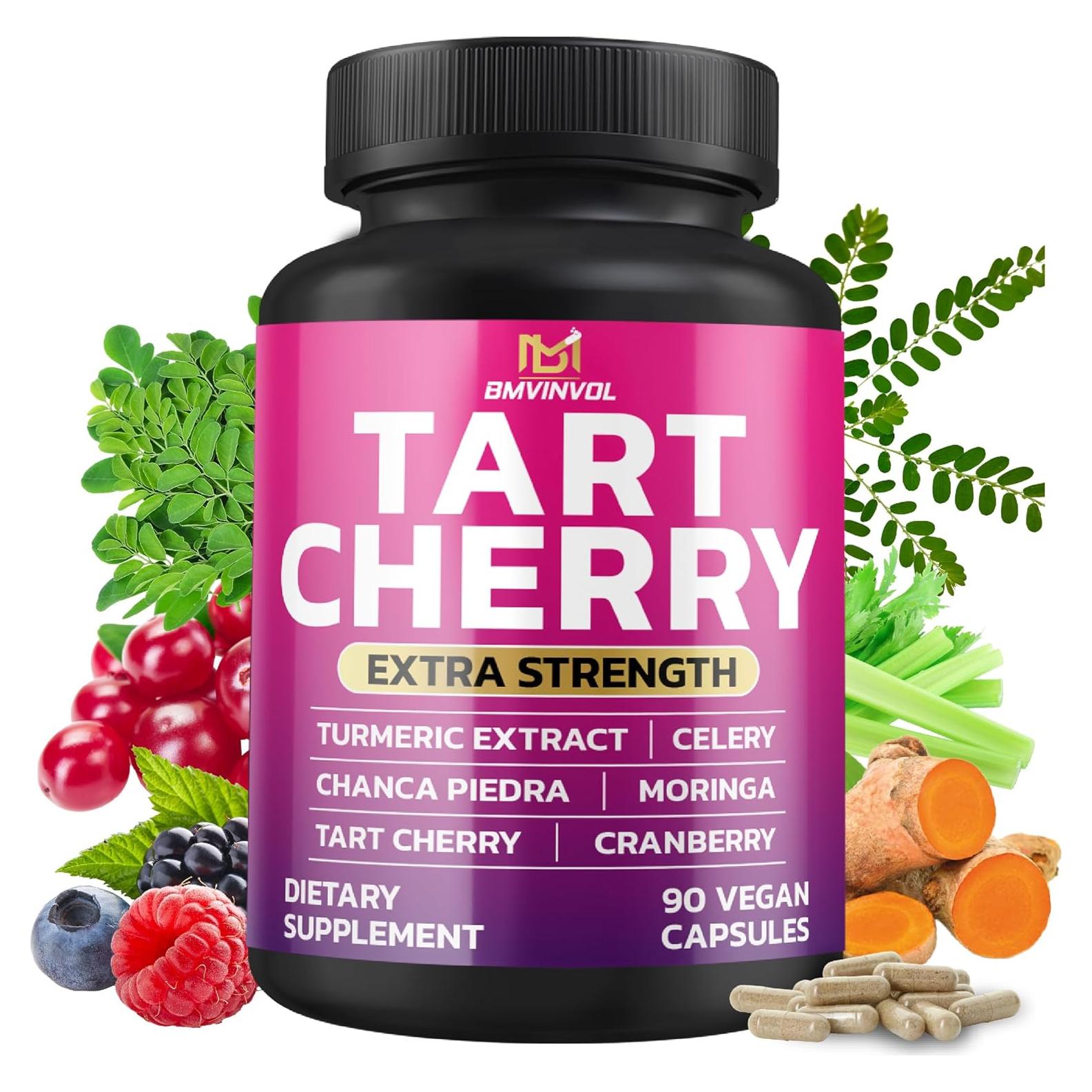 Extracto de Cereza Ácida 20:1 BMVINVOL - 90 Cápsulas
