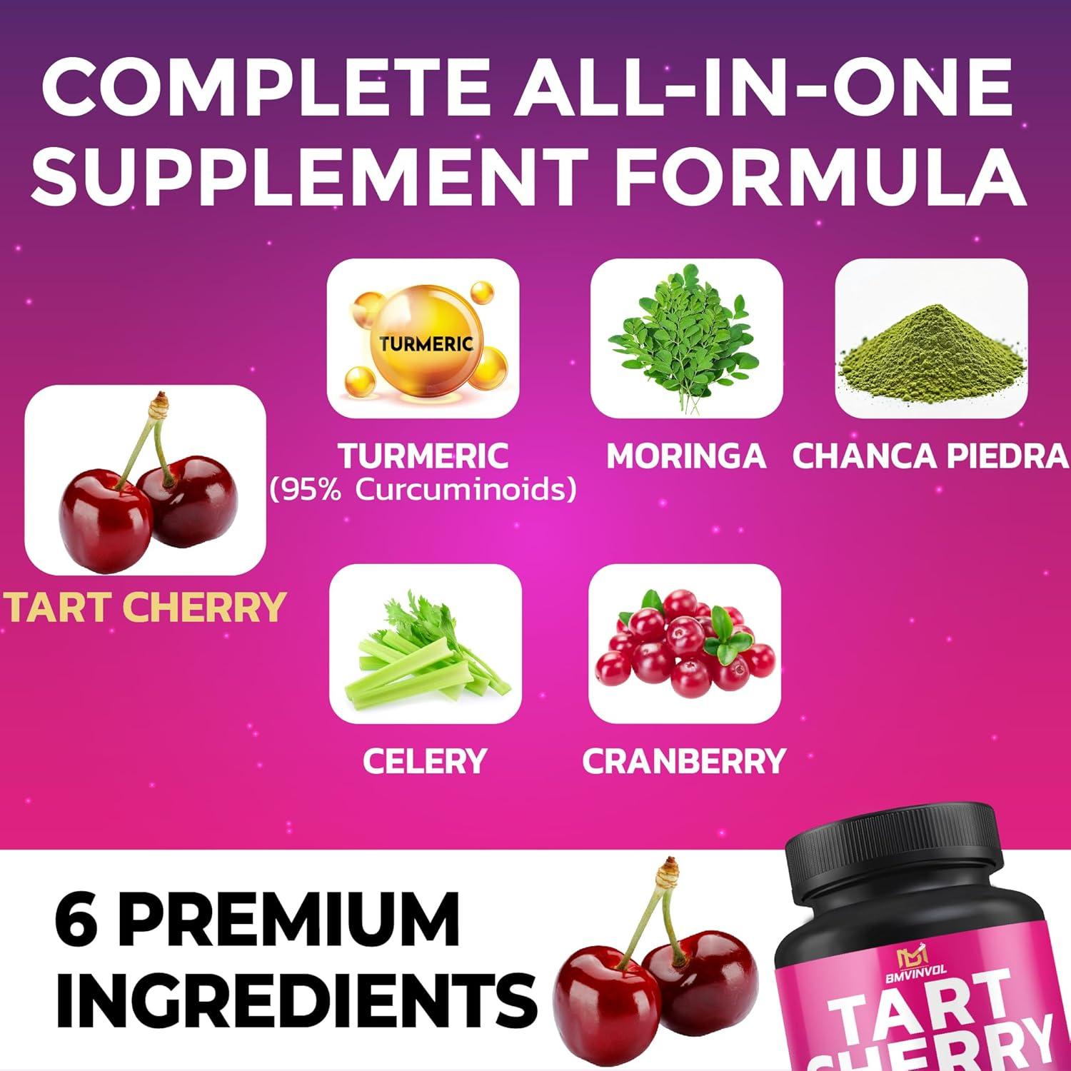 Extracto de Cereza Ácida 20:1 BMVINVOL - 90 Cápsulas