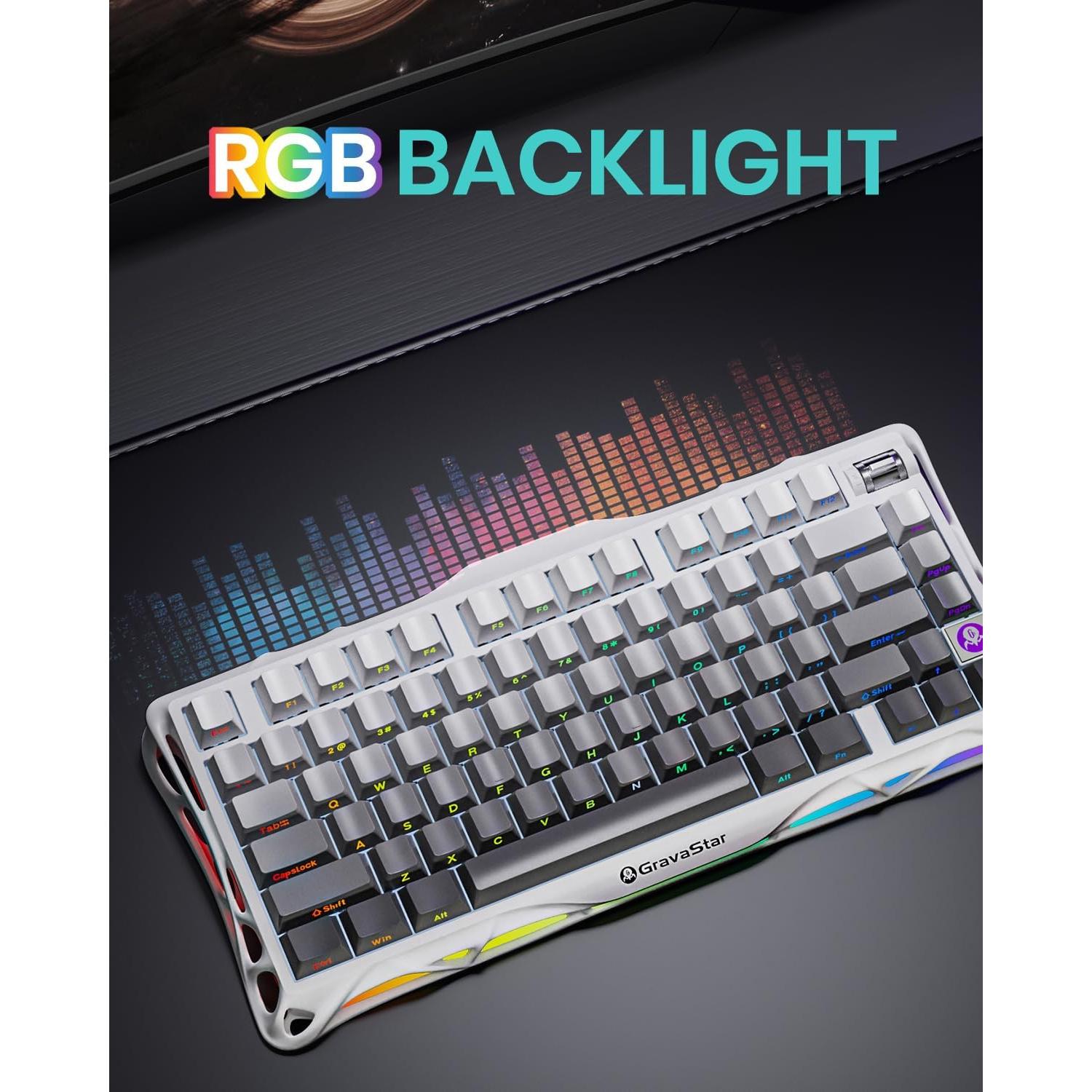 Teclado Mecánico Gaming GravaStar Mercurio K1 Inalámbrico