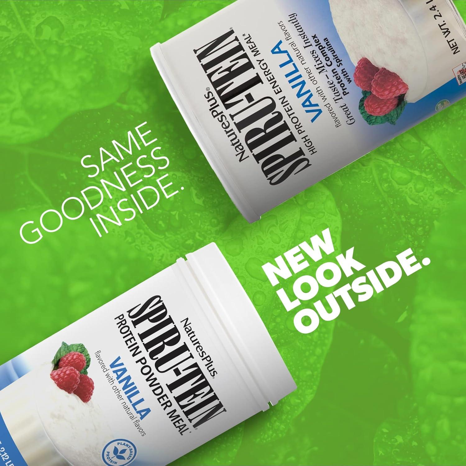 Polvo de Proteína de Spirulina NaturesPlus Vainilla 0.96 kg