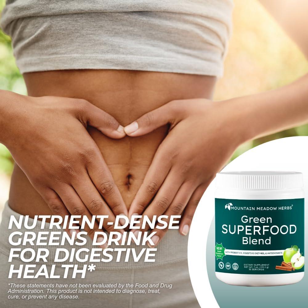 Mezcla de Superalimentos Verdes Mountain Meadow Herbs 30 Porciones