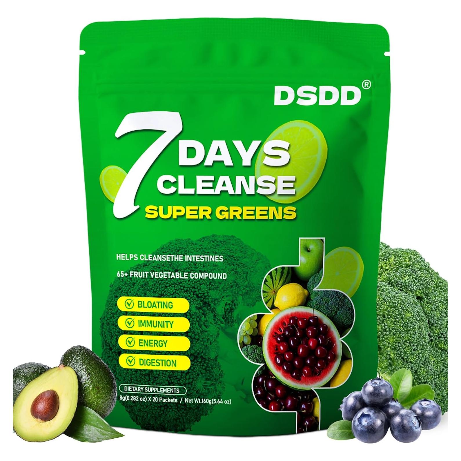 Polvo de Super Verdes Orgánicos DSDD - 20 Porciones 160g