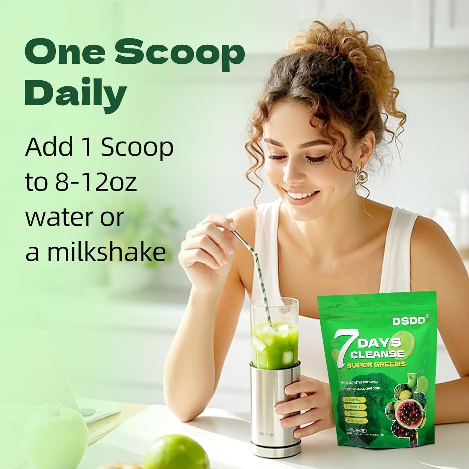 Polvo de Super Verdes Orgánicos DSDD - 20 Porciones 160g