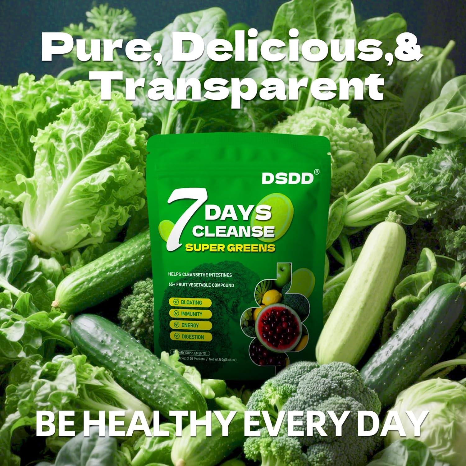 Polvo de Super Verdes Orgánicos DSDD - 20 Porciones 160g