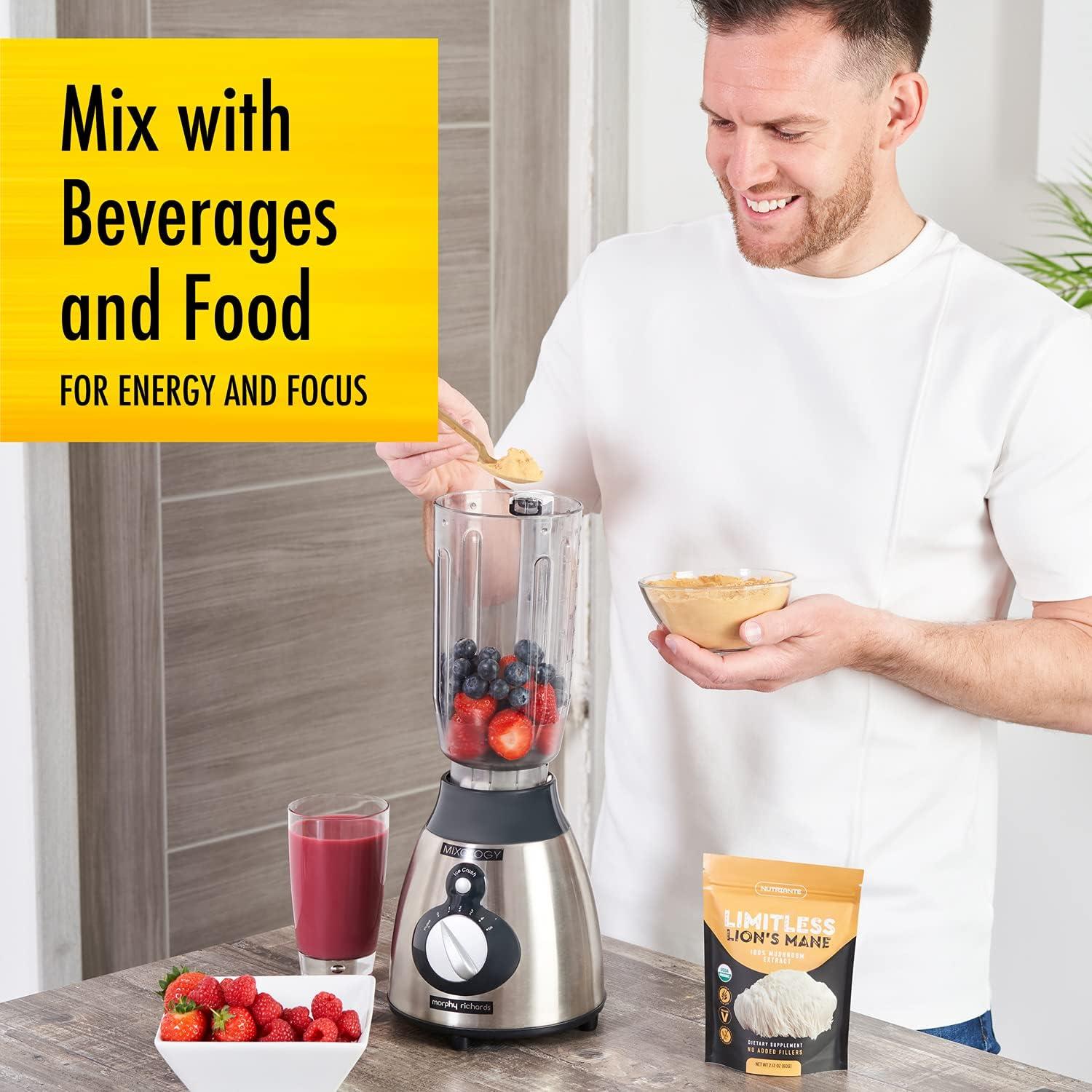 Extracto en polvo de melena de león orgánico Nutriante 60g