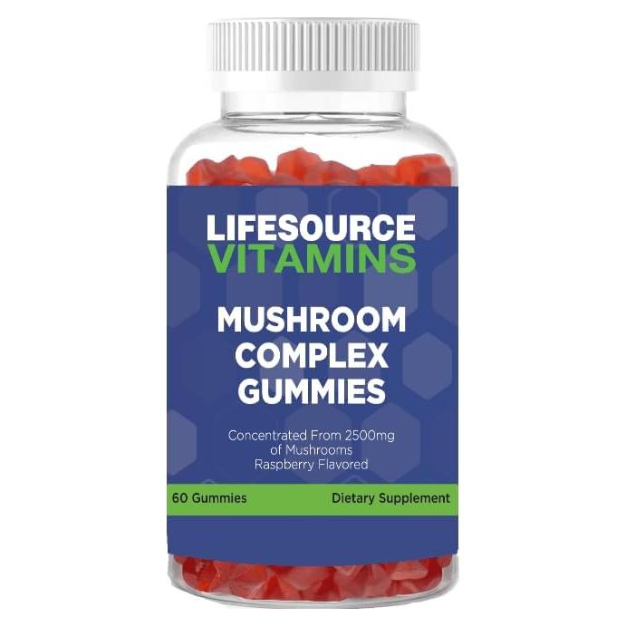 Gomitas de Hongos Funcionales LifeSource 60 Unidades 250 mg