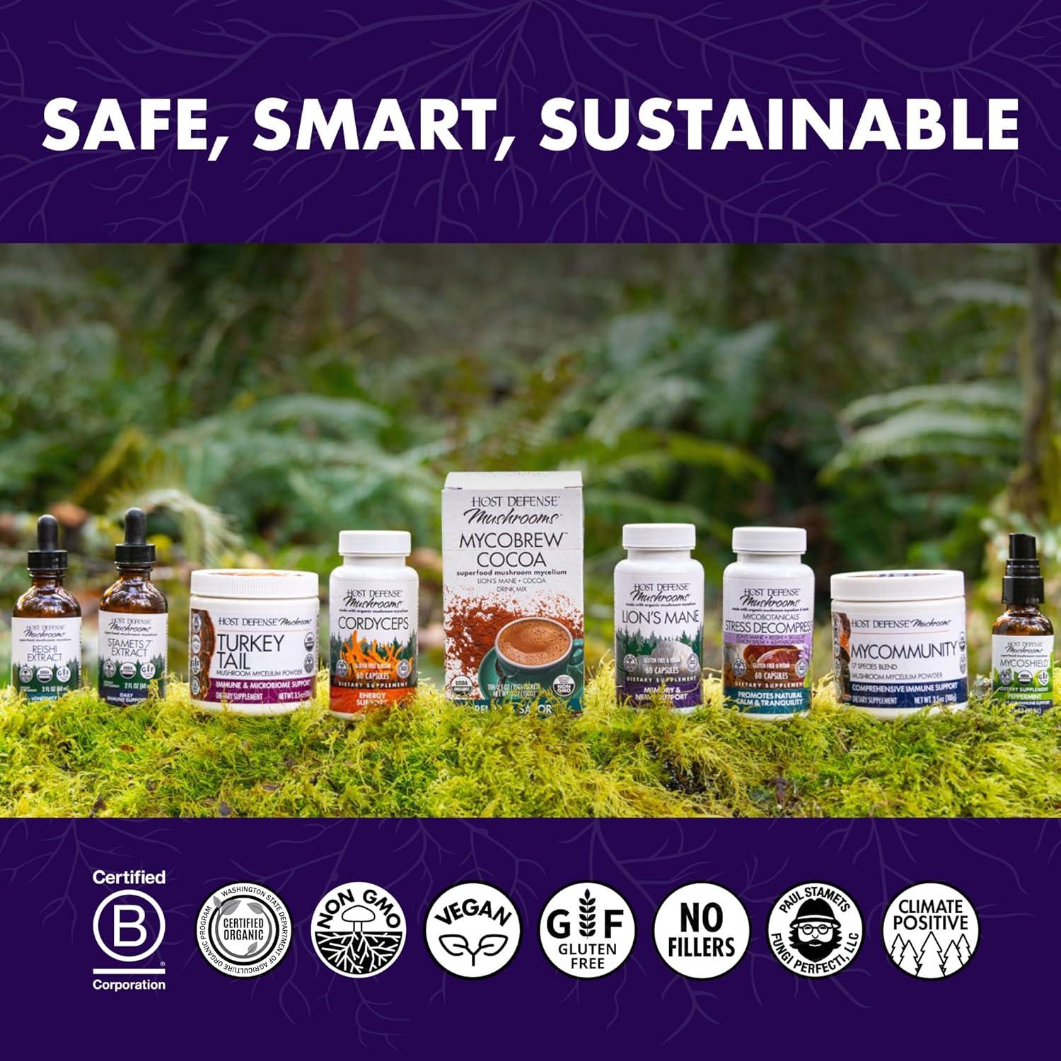 Spray para Garganta Host Defense 29.57 ml - Inmunidad Canela