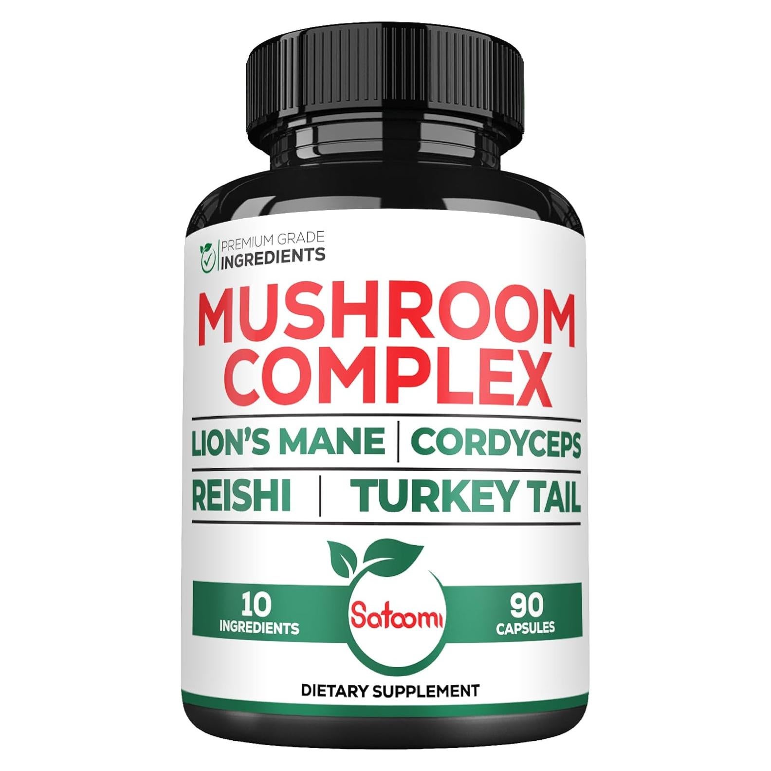 Suplemento Satoomi Melena de León 90 Cápsulas Veganas 3 Meses