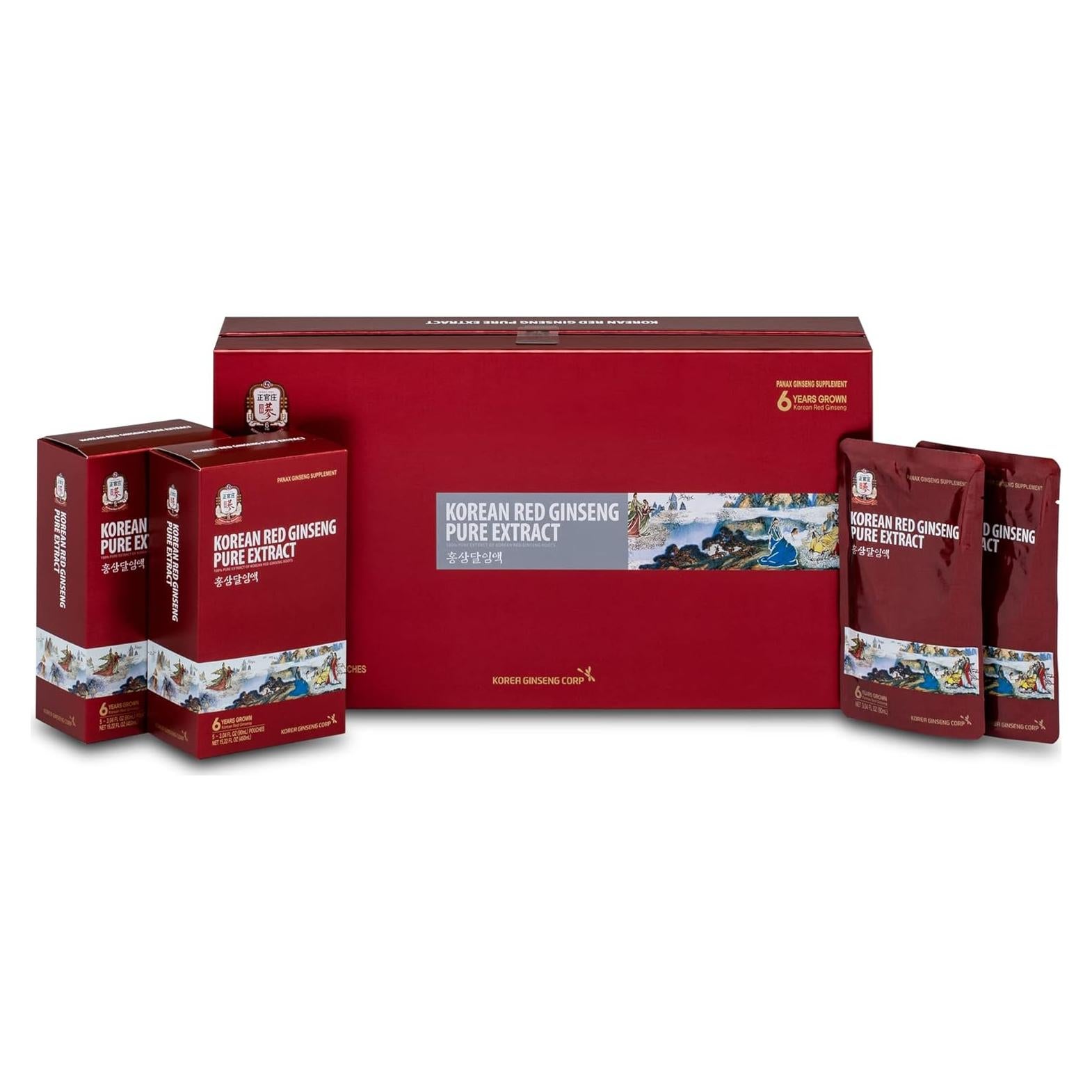 Extracto Puro de Ginseng Rojo Coreano CheongKwanJang 30 Unidades