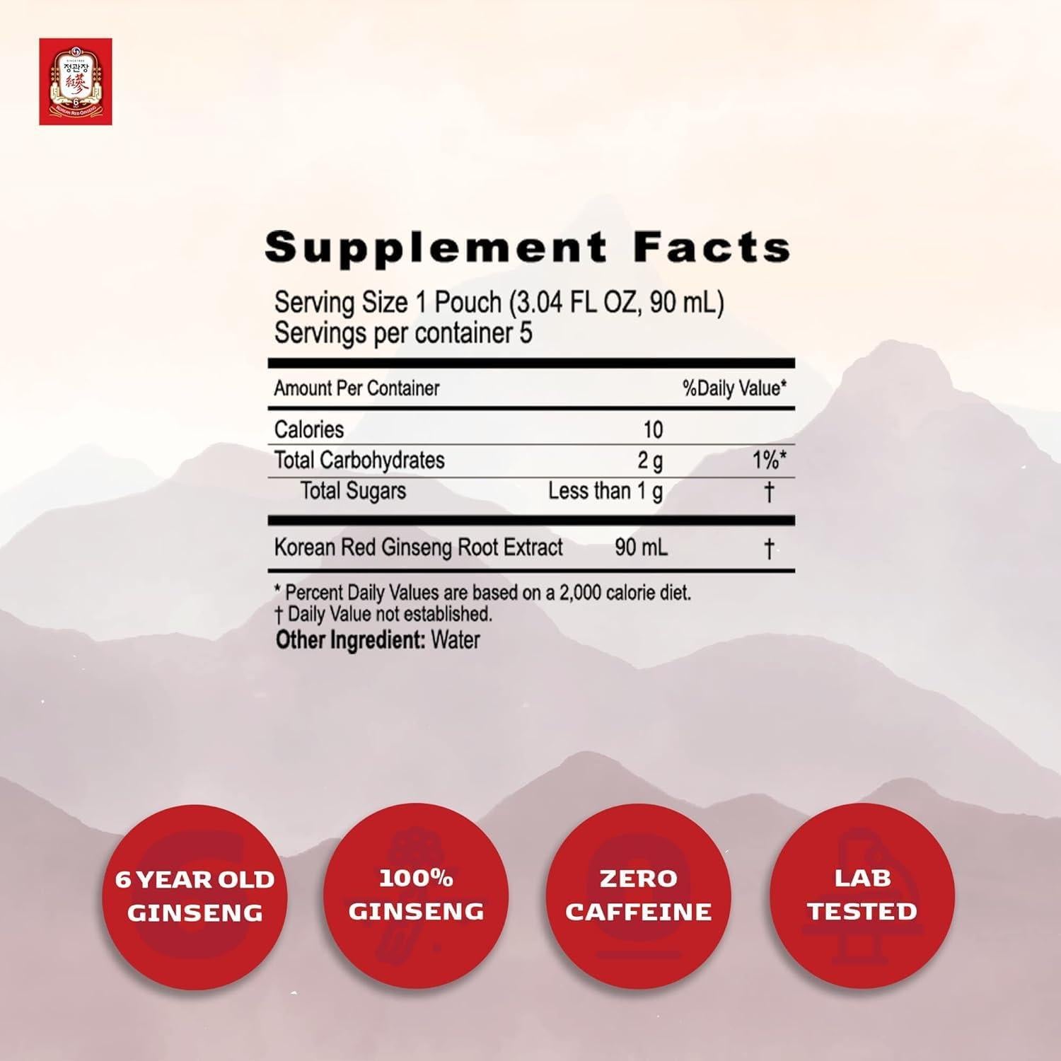 Extracto Puro de Ginseng Rojo Coreano CheongKwanJang 30 Unidades