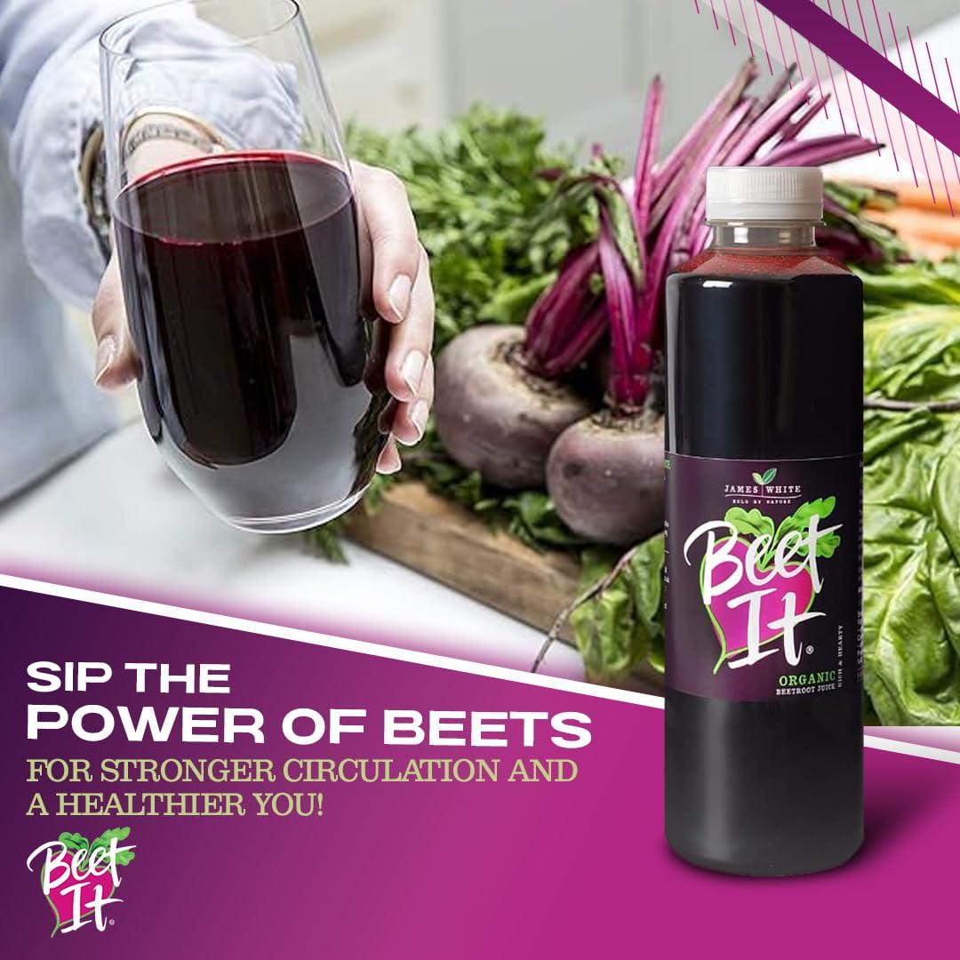 Jugo de Remolacha Orgánico BEET IT 750 ml - Paquete de 6