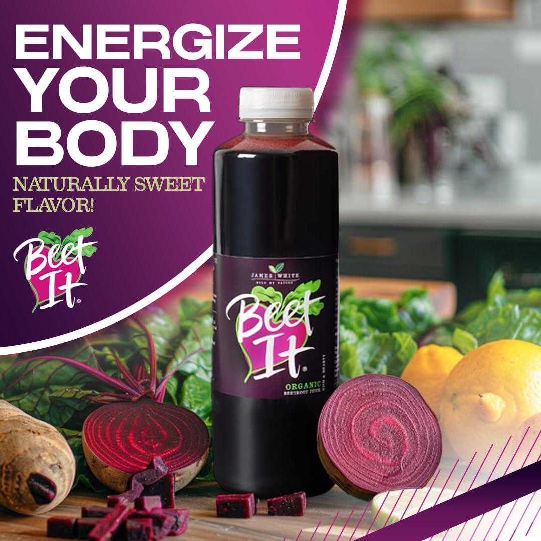 Jugo de Remolacha Orgánico BEET IT 750 ml - Paquete de 6