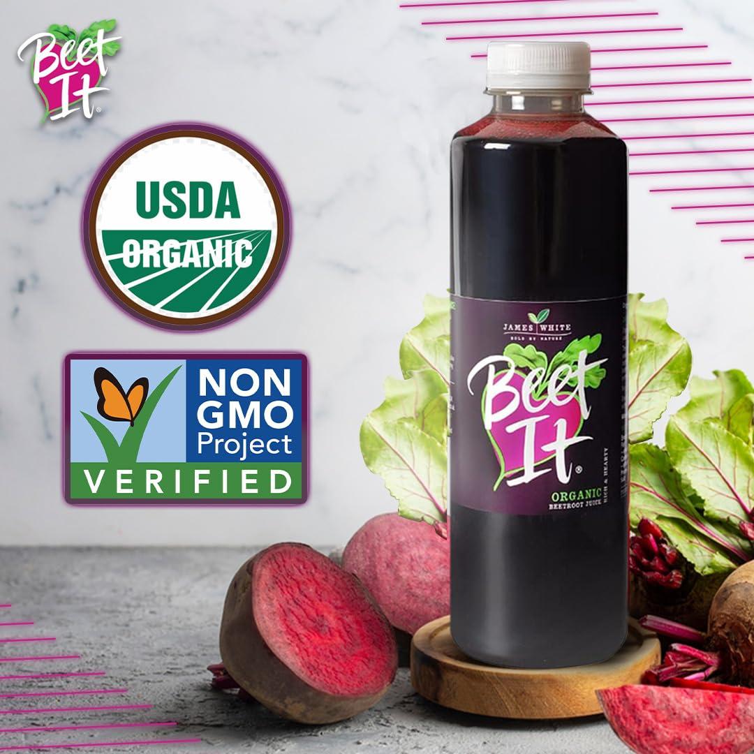 Jugo de Remolacha Orgánico BEET IT 750 ml - Paquete de 6