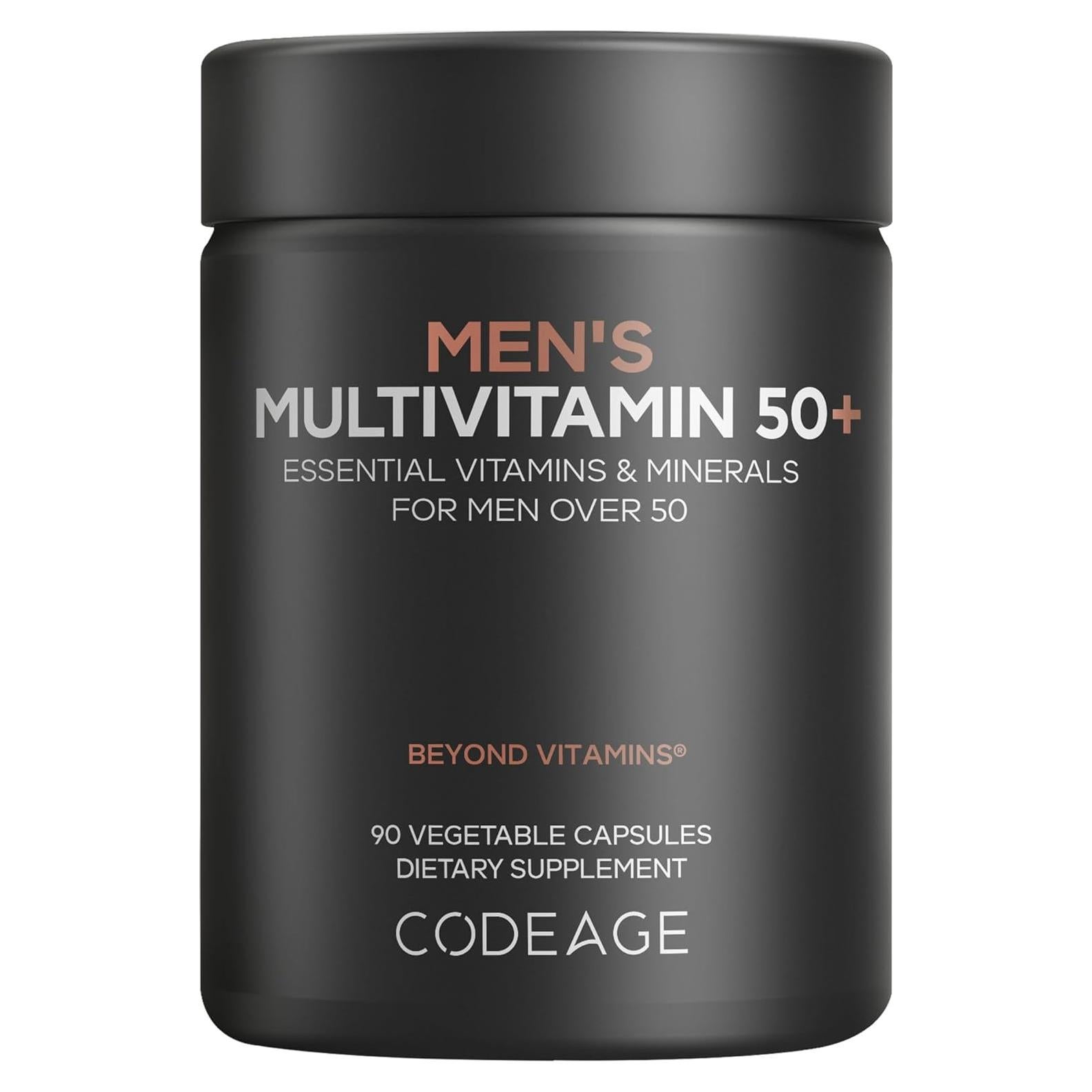 Multivitamínico para Hombres Codeage 50+ - 90 Cápsulas