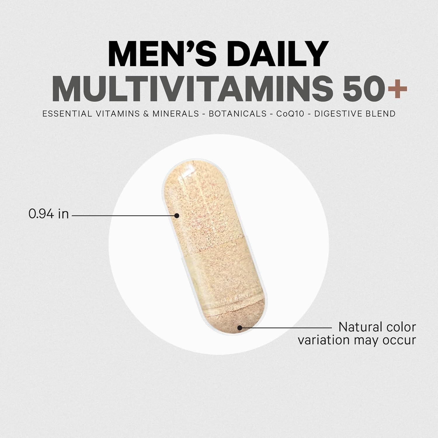 Multivitamínico para Hombres Codeage 50+ - 90 Cápsulas