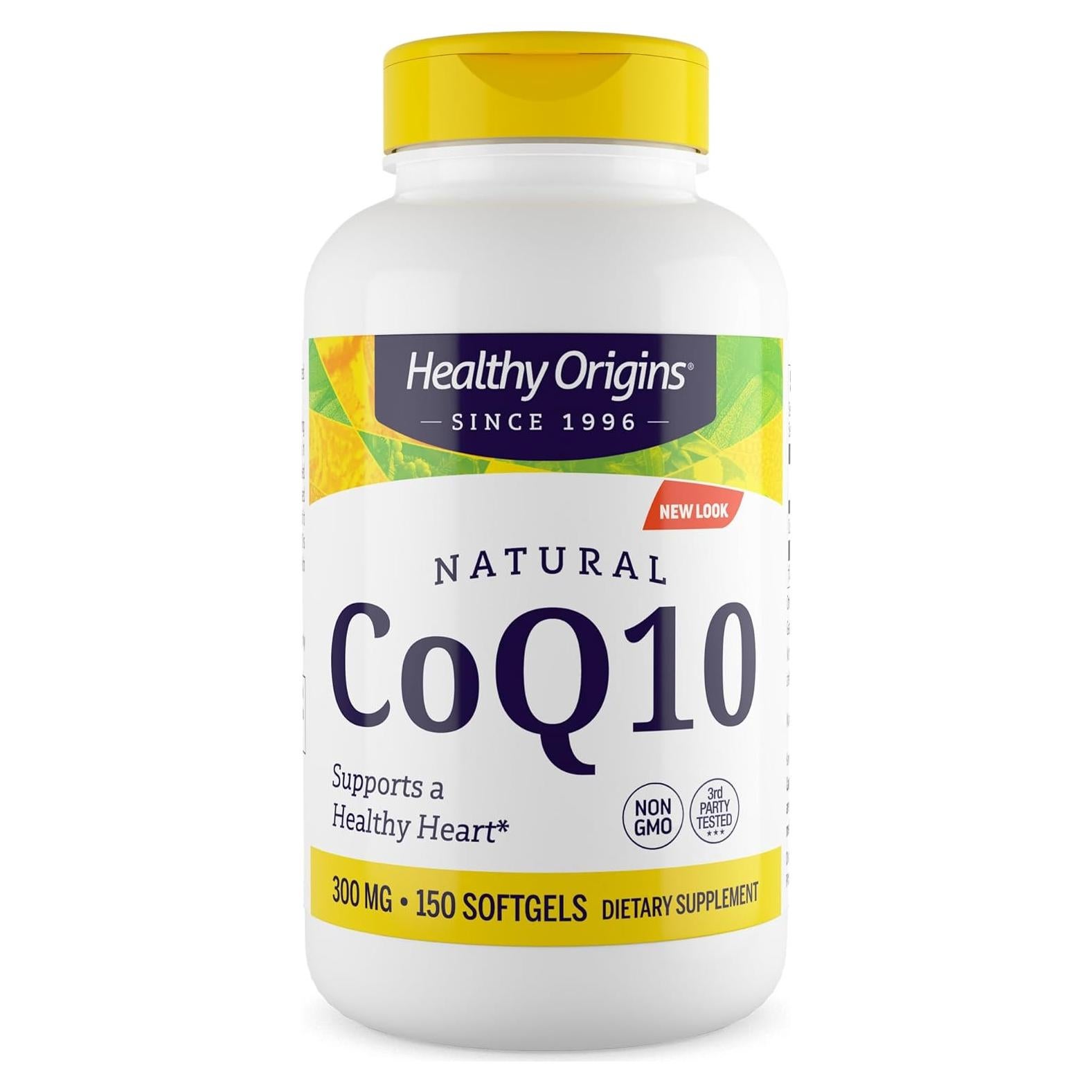 CoQ10 300 mg Healthy Origins - Ubiquinona Natural 150 Cápsulas