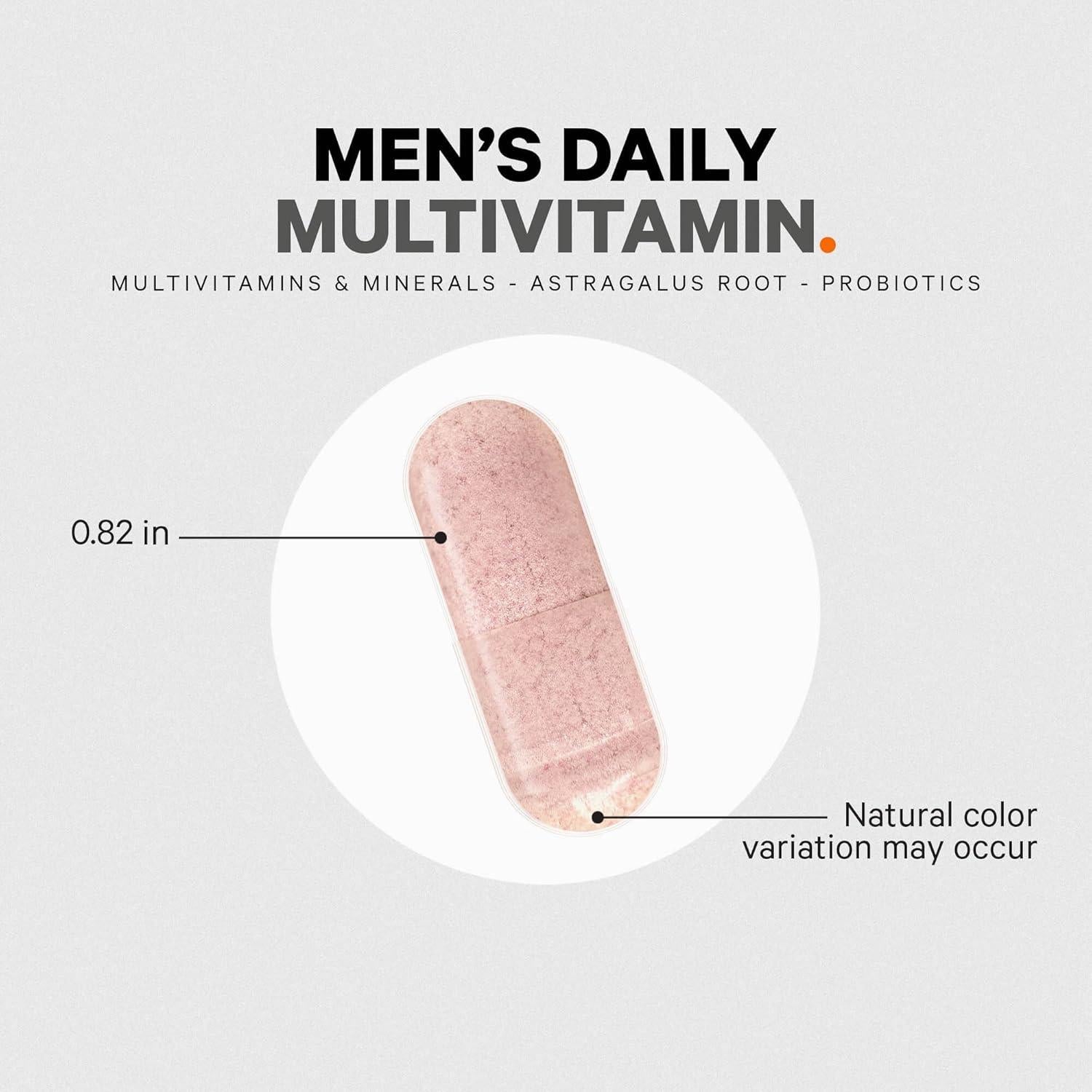 Multivitamina para Hombres Codeage - 30 Cápsulas Veganas con Probioticos