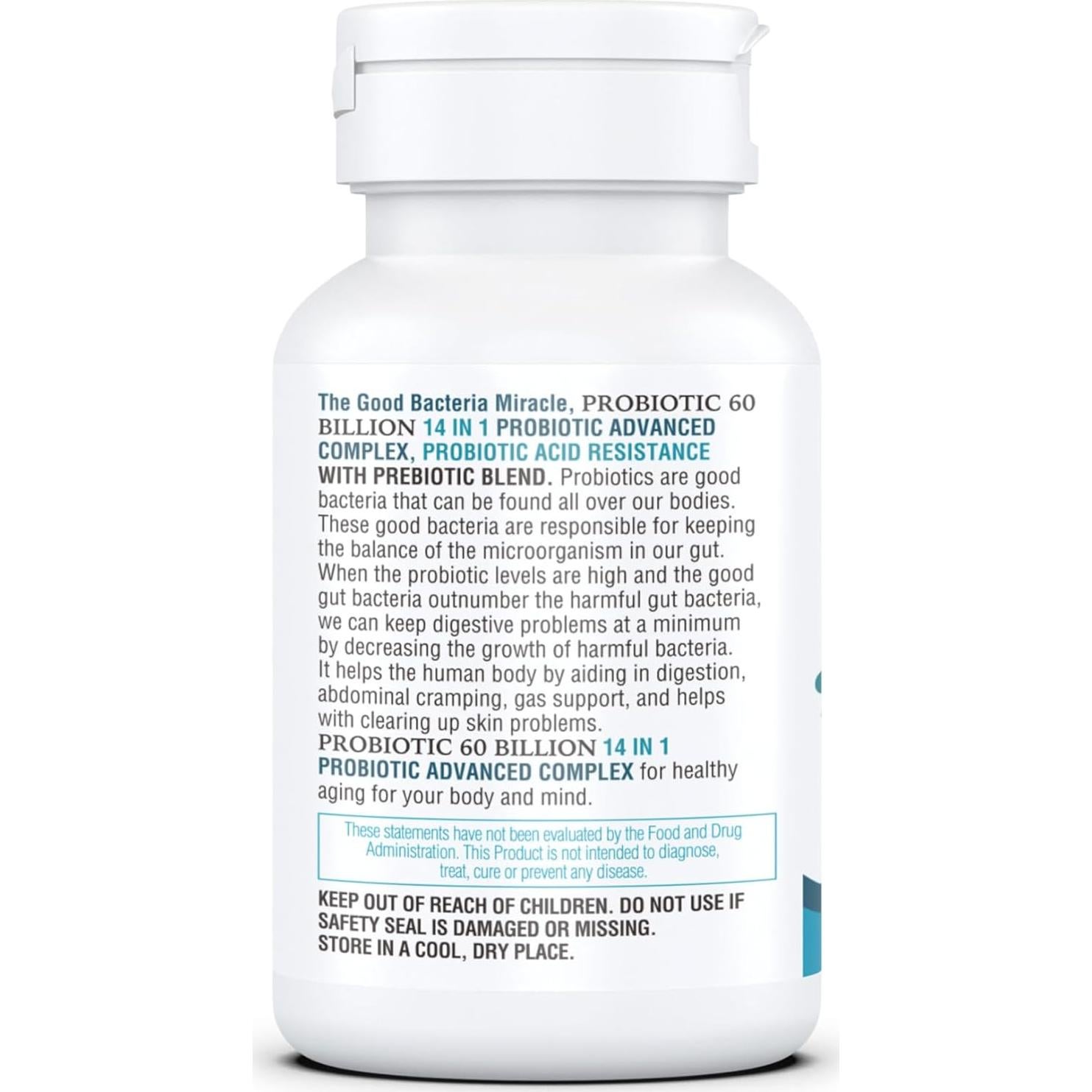 Probiotico Kappa Nutrition 60 Mil Millones CFU 14 en 1 60 Capsulas