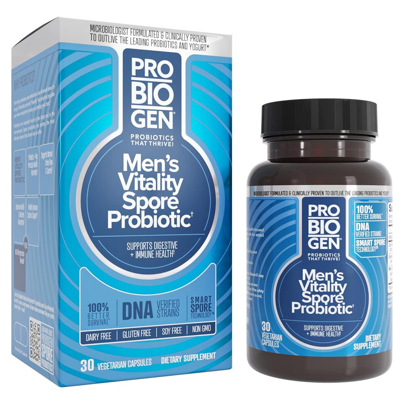 Probiogen Probiotico Vitalidad Masculina 30 Cápsulas 100X Supervivencia
