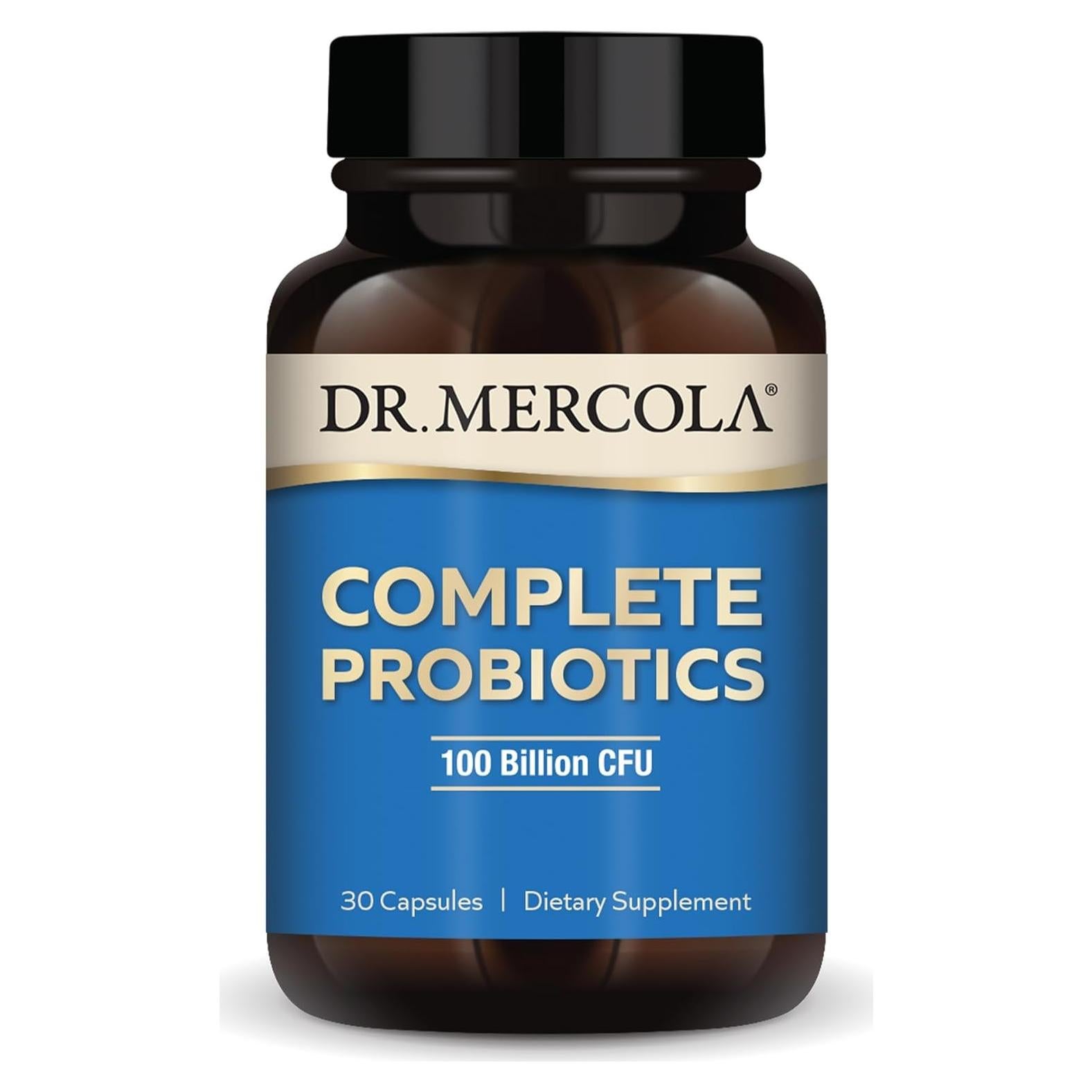 Probióticos Completos Dr. Mercola 30 Cápsulas 100 Mil Millones CFU