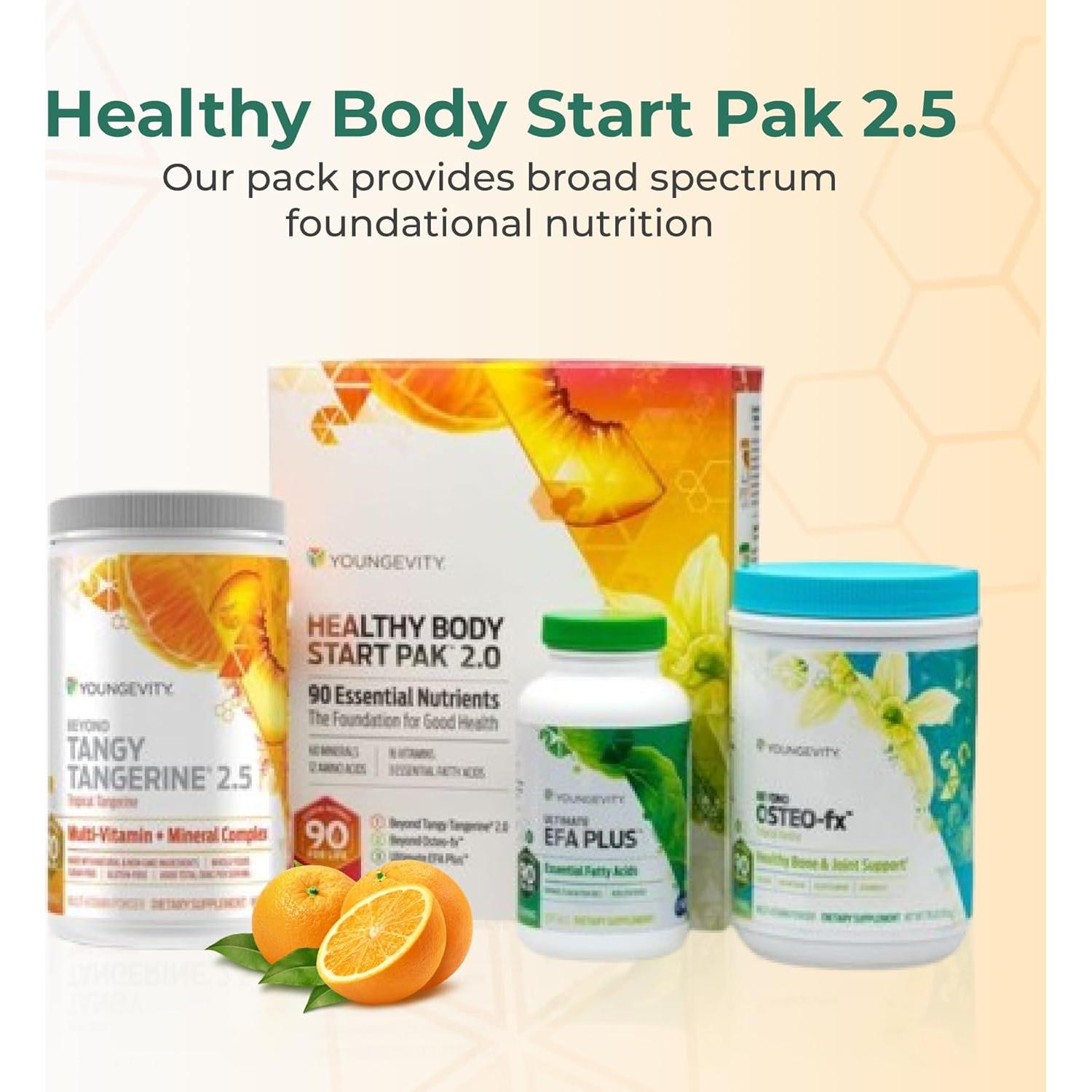 Paquete de Inicio Saludable 2.5 Youngevity | 60+ Minerales y Vitaminas