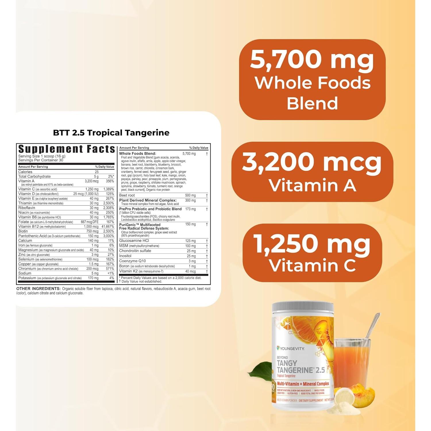 Paquete de Inicio Saludable 2.5 Youngevity | 60+ Minerales y Vitaminas