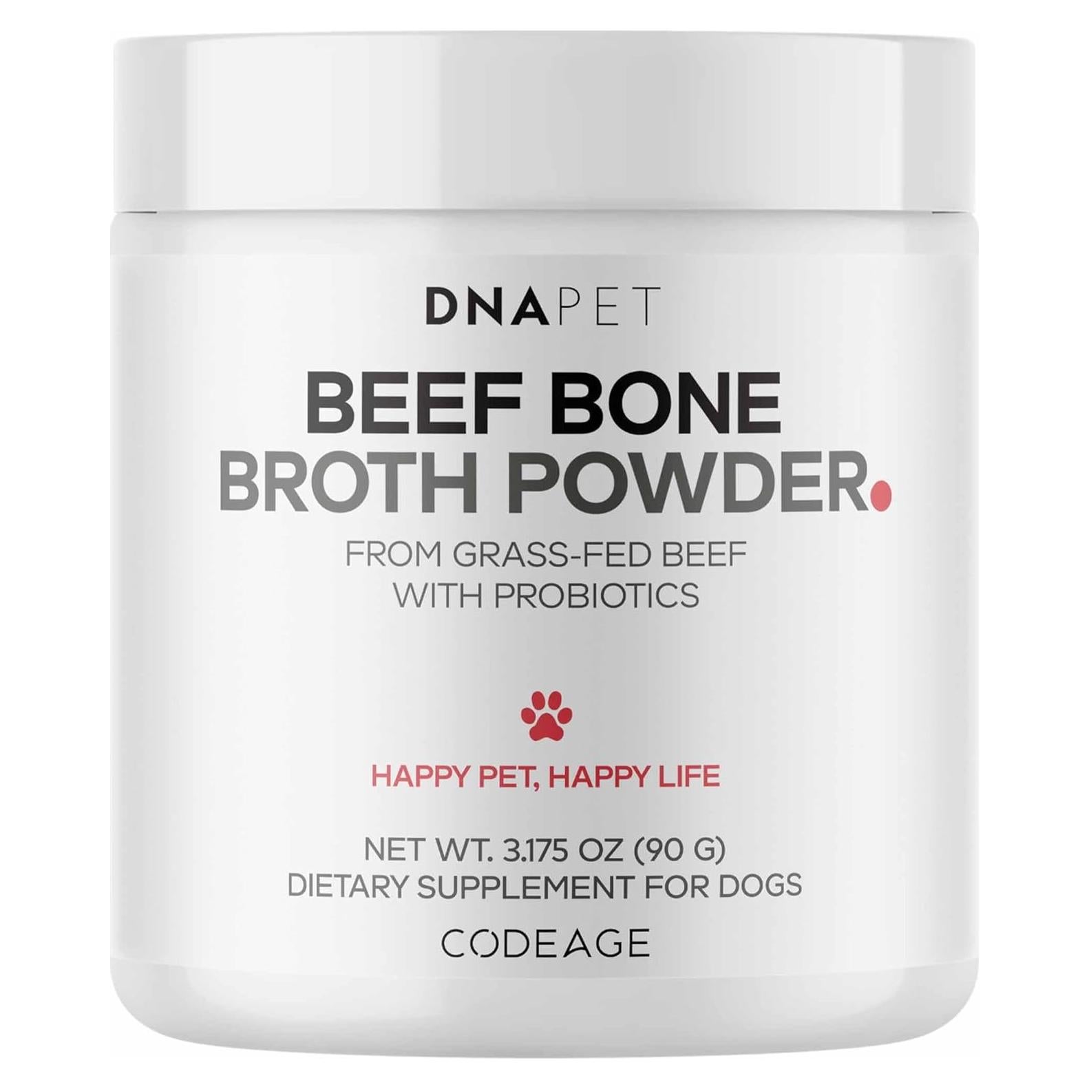 Suplemento en polvo de caldo de hueso de res DNA PET 90g