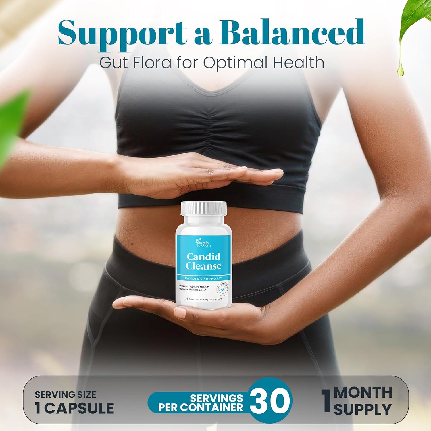 Suplemento Candid Cleanse Dr. Vitamin 30 Cápsulas Salud Digestiva