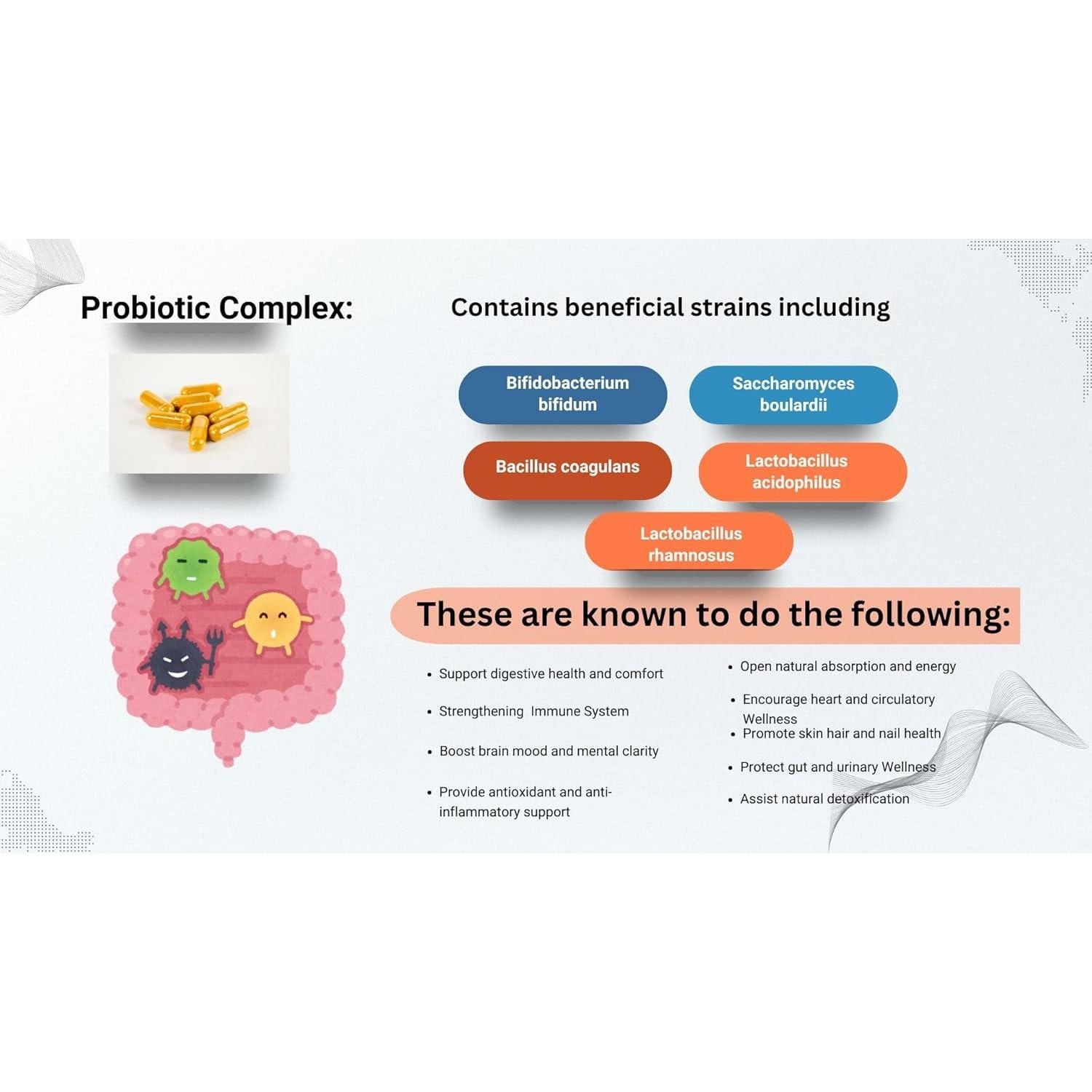 Probióticos con Cúrcuma 100 mg - Ever Vitaessentials - 30 cápsulas