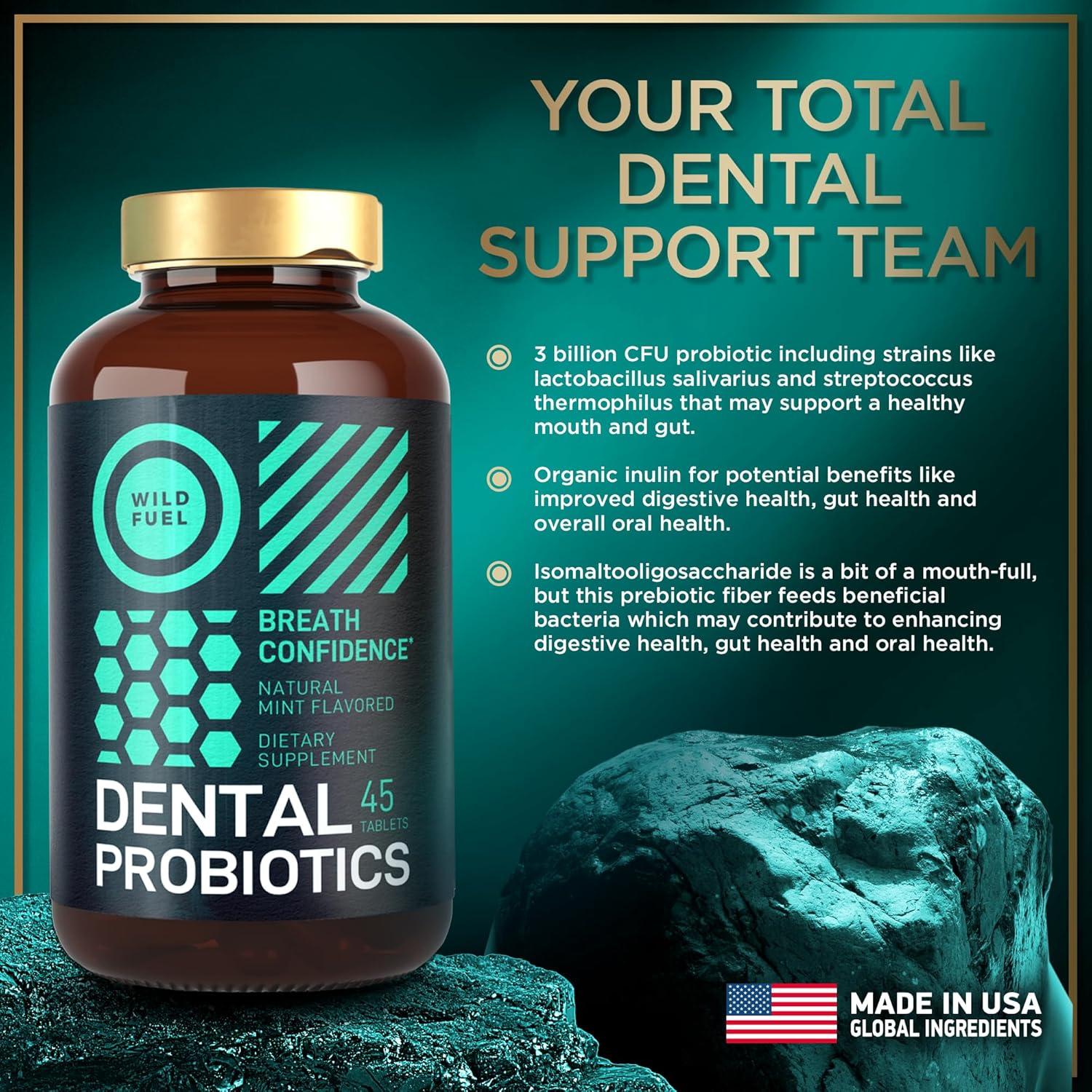 Probioticos Dentales Wild Fuel 90 Tabletas Lactobacillus