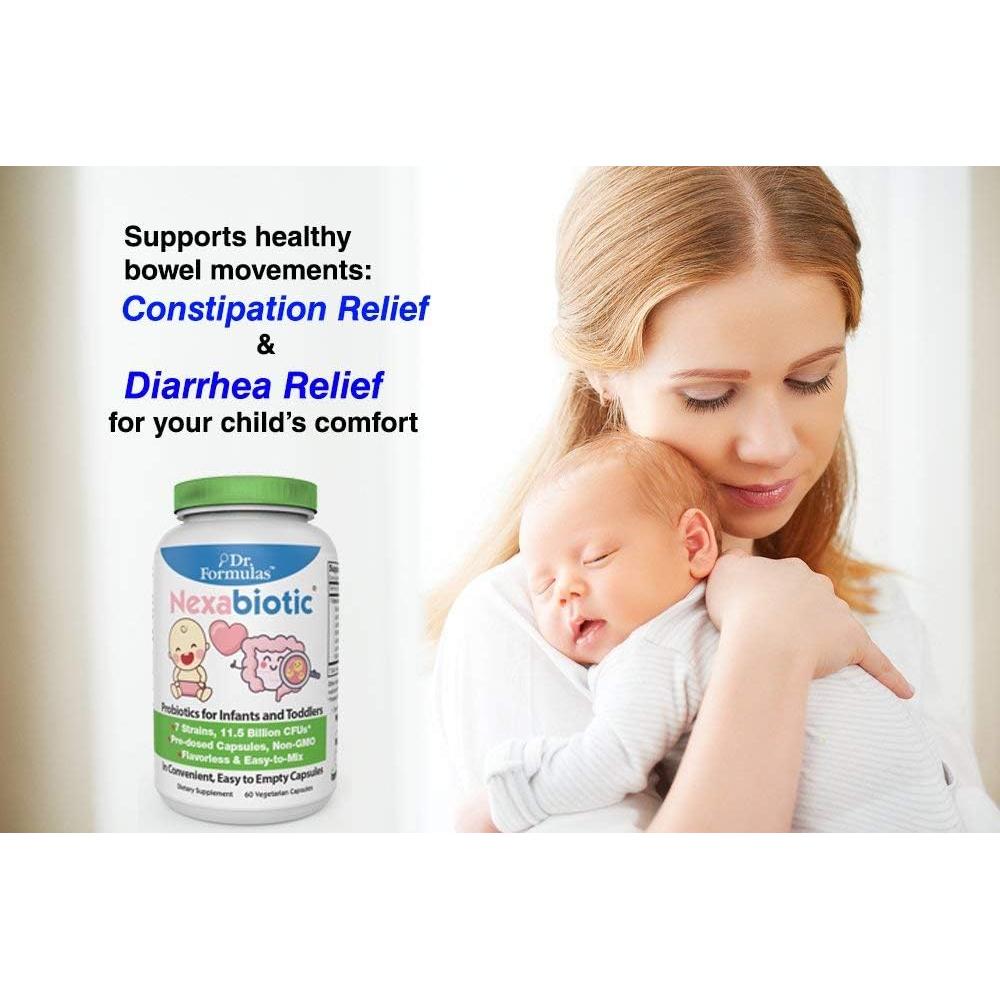 Polvo Probiotico DrFormulas Nexabiotic para Bebes 30 Porciones