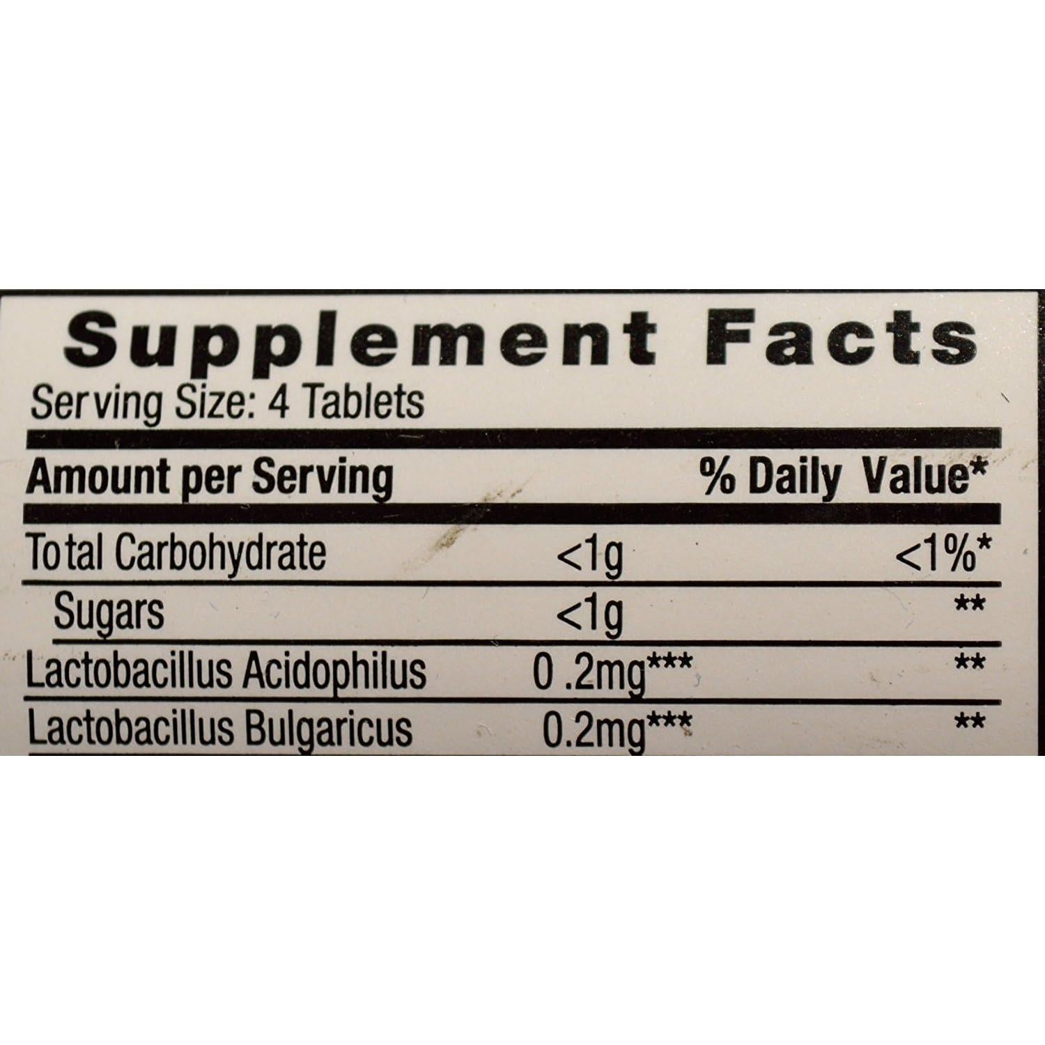 Floranex Probiotico Genérico 100 Tabletas Lactobacillus