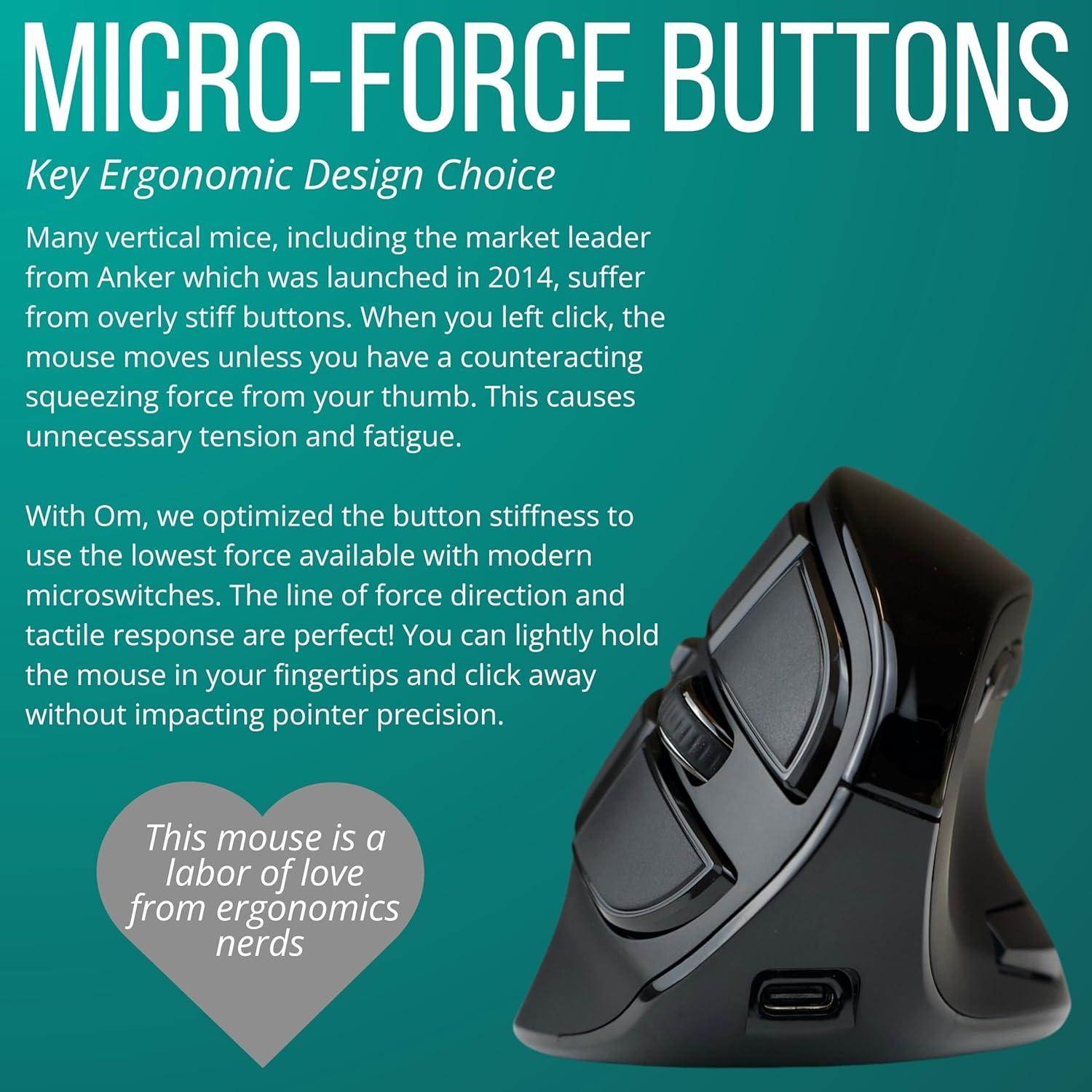 Ratón Vertical Ergonómico Ergodriven 14001 Inalámbrico