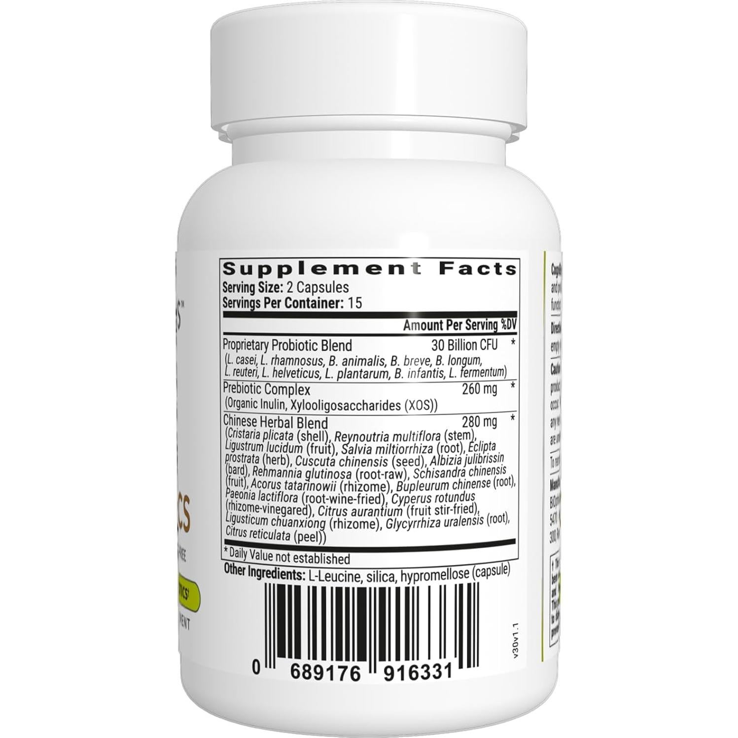 Suplemento Probiótico Cognibiotics BiOptimizers - 30 Cápsulas