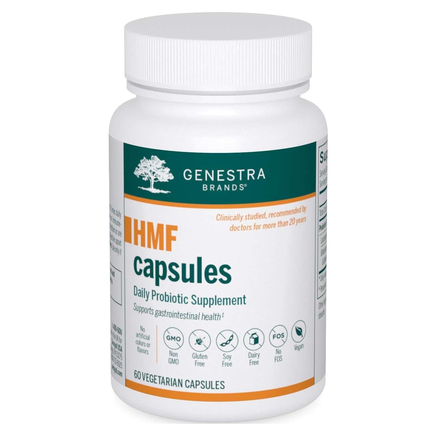 Cápsulas Probioticas Genestra HMF 60 Unidades - Apoyo Intestinal