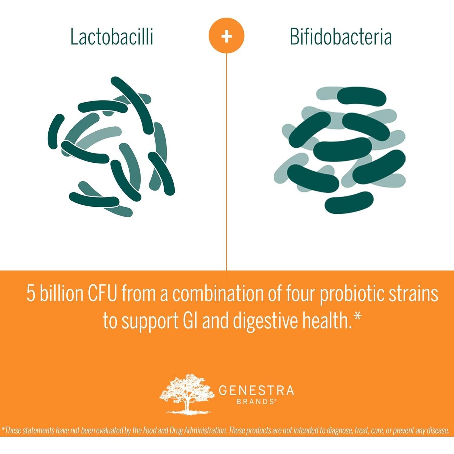 Cápsulas Probioticas Genestra HMF 60 Unidades - Apoyo Intestinal