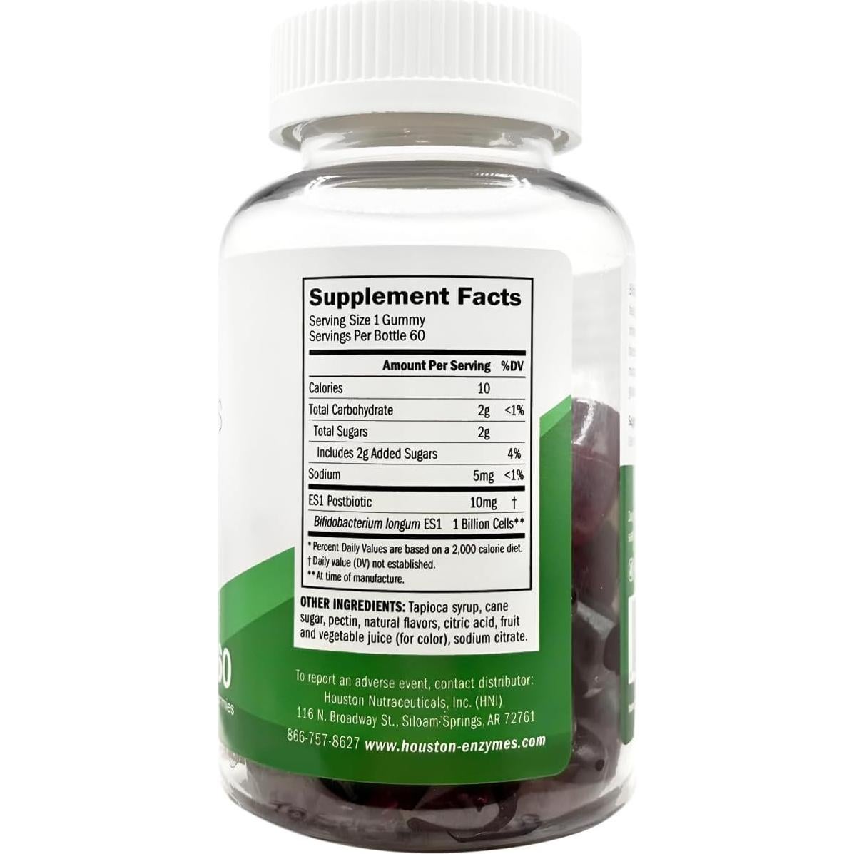 Suplemento Digestivo BioYummies Houston Enzymes 60 Gominolas