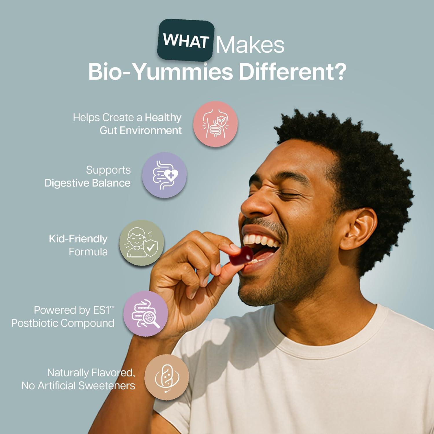 Suplemento Digestivo BioYummies Houston Enzymes 60 Gominolas