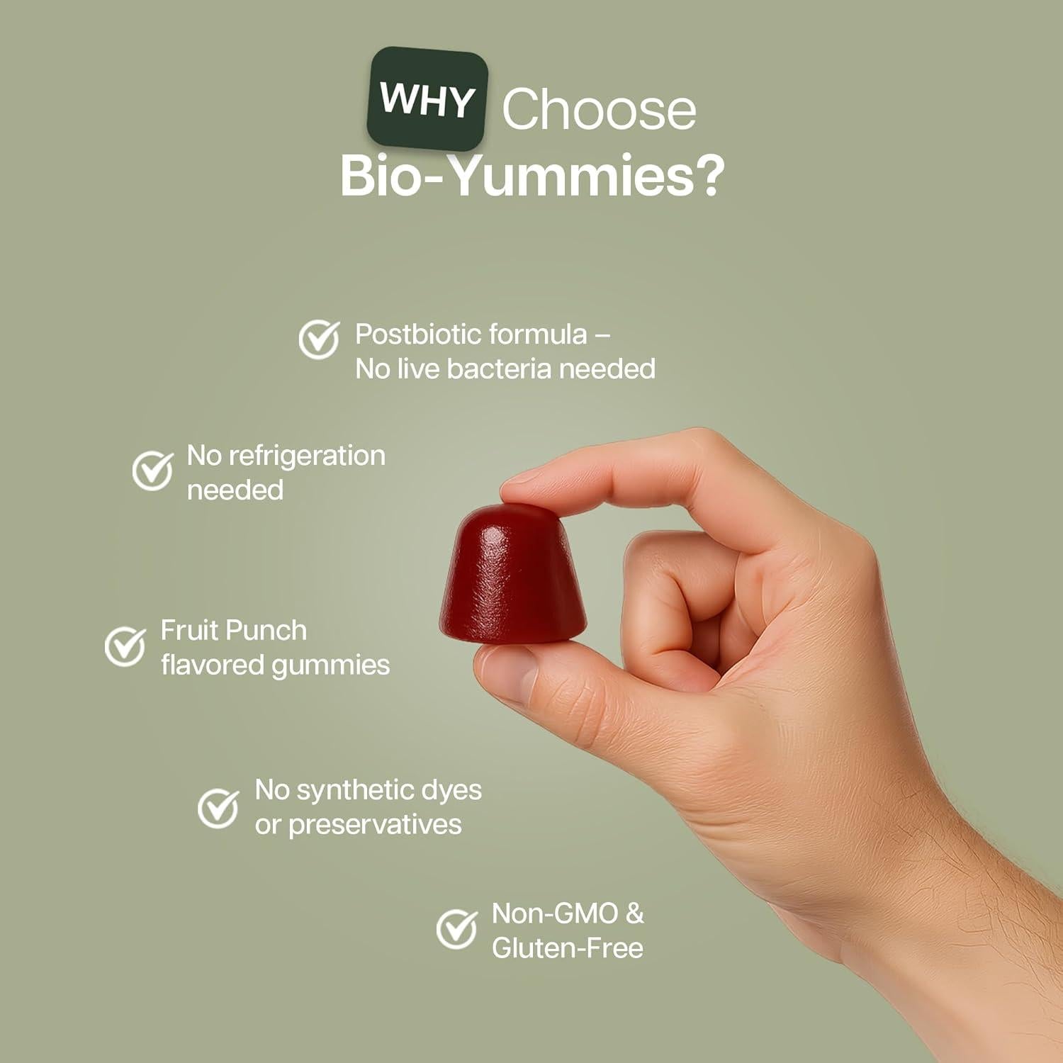 Suplemento Digestivo BioYummies Houston Enzymes 60 Gominolas