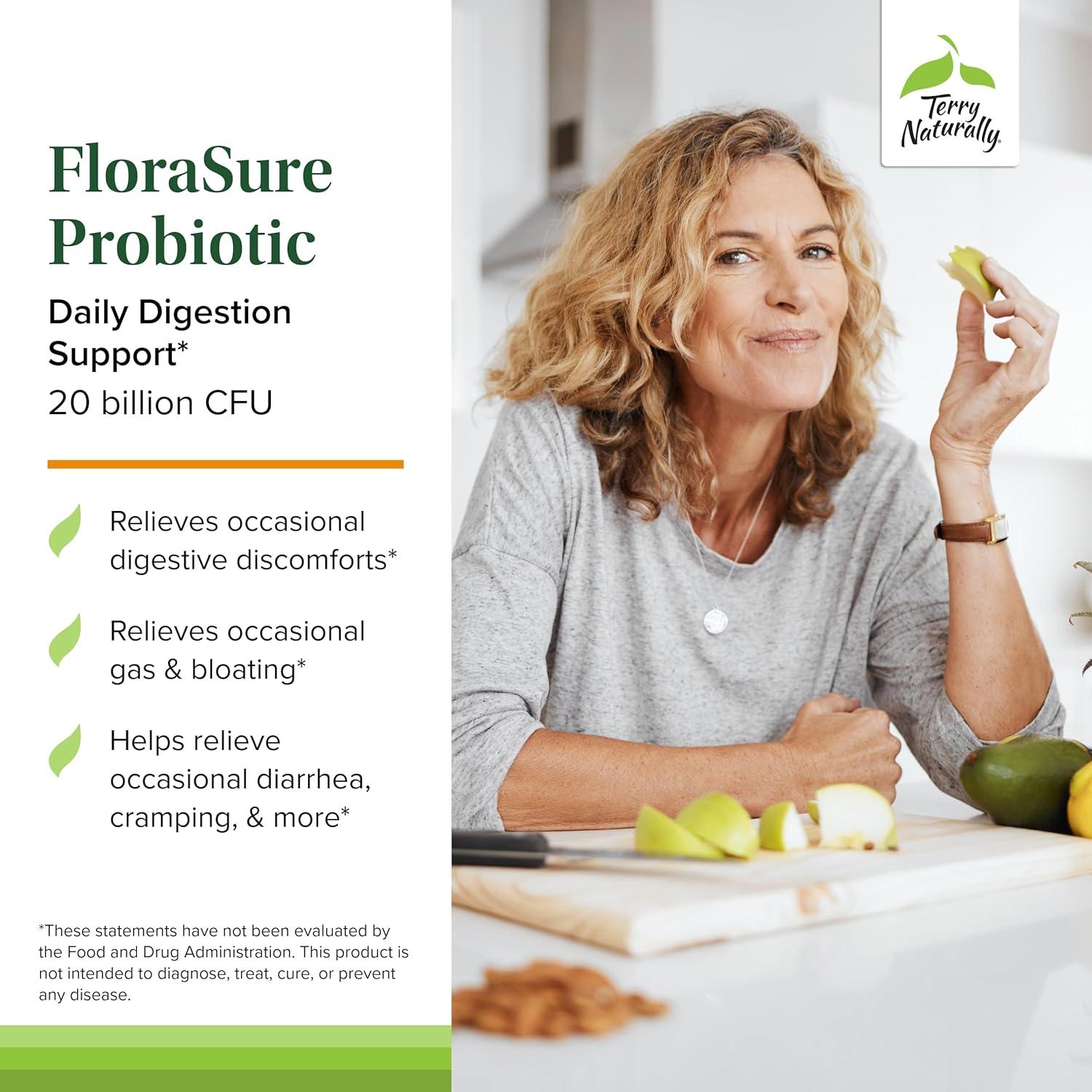 Terry Naturally FloraSure Probiótico 30 Cápsulas - Salud Intestinal