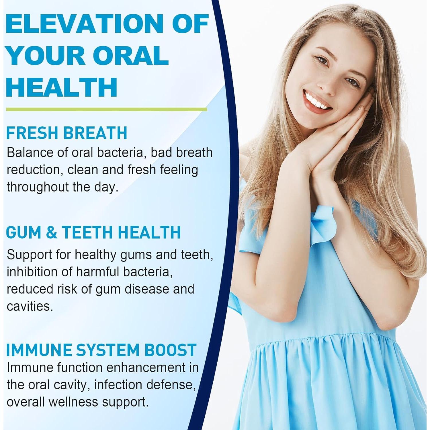 Probioticos Orales Masticables Mswkeou 60 Pastillas 11 Mil Millones CFU