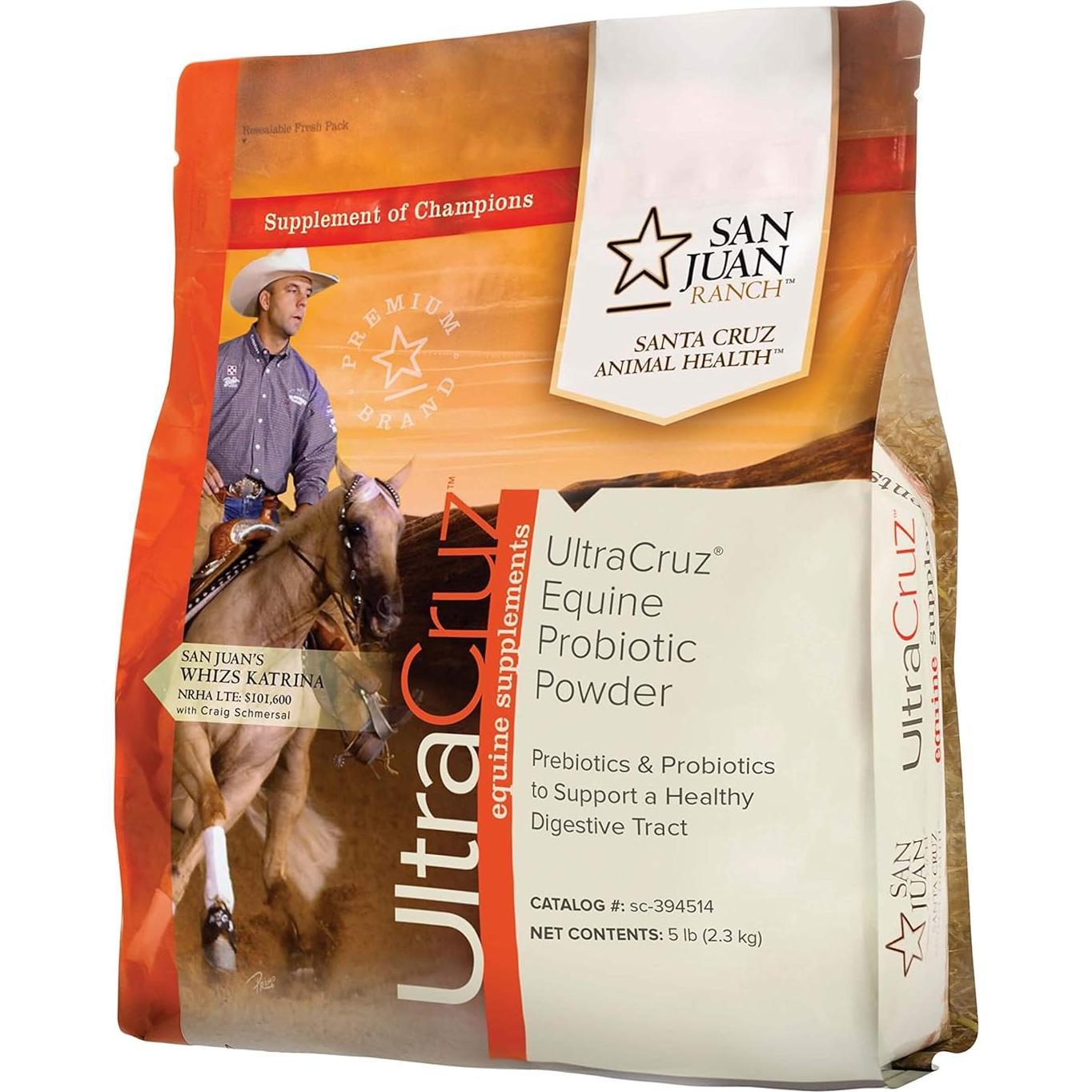 Suplemento Probiotico Equino UltraCruz 2.27 kg para Caballos