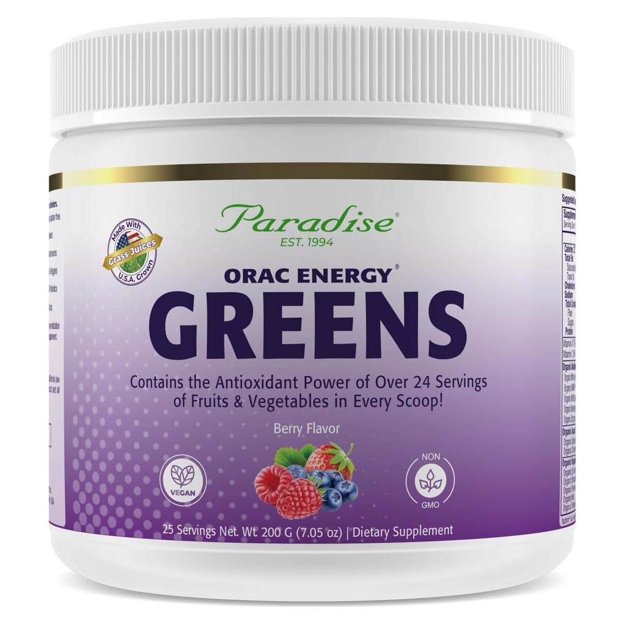 Polvo Superalimento Berry Paradise Herbs 199.58g Orgánico