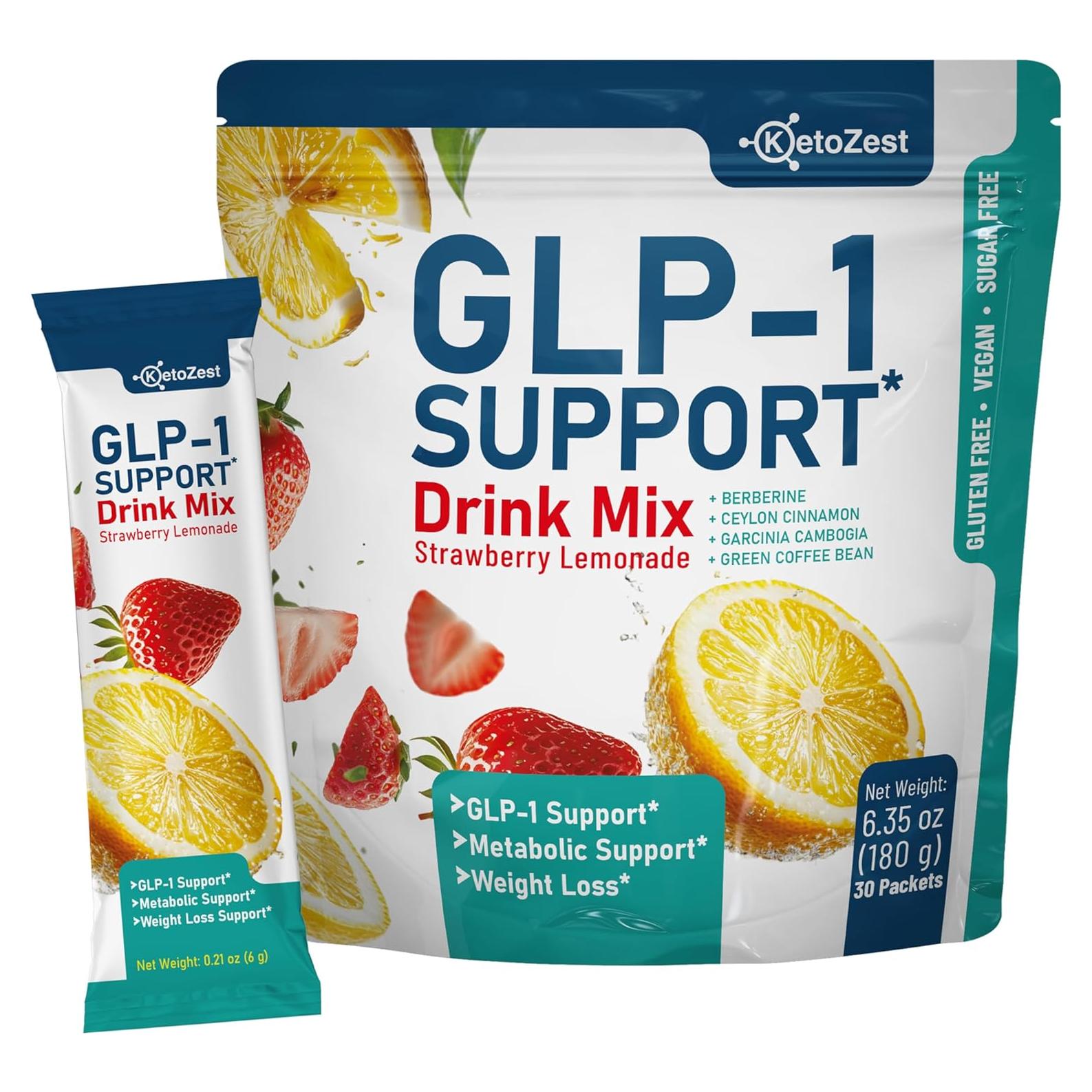 Mezcla en Polvo KetoZest GLP-1 30 Porciones - Apoyo Metabólico