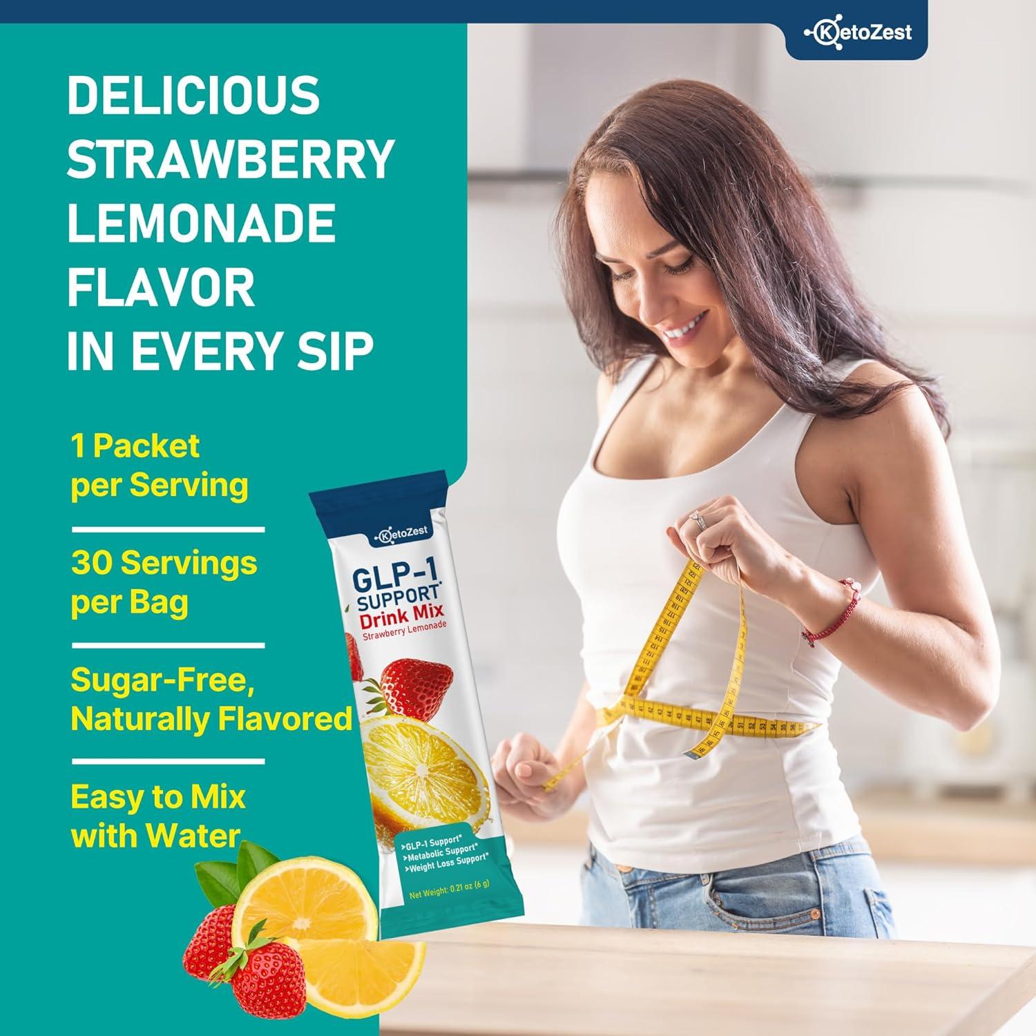 Mezcla en Polvo KetoZest GLP-1 30 Porciones - Apoyo Metabólico