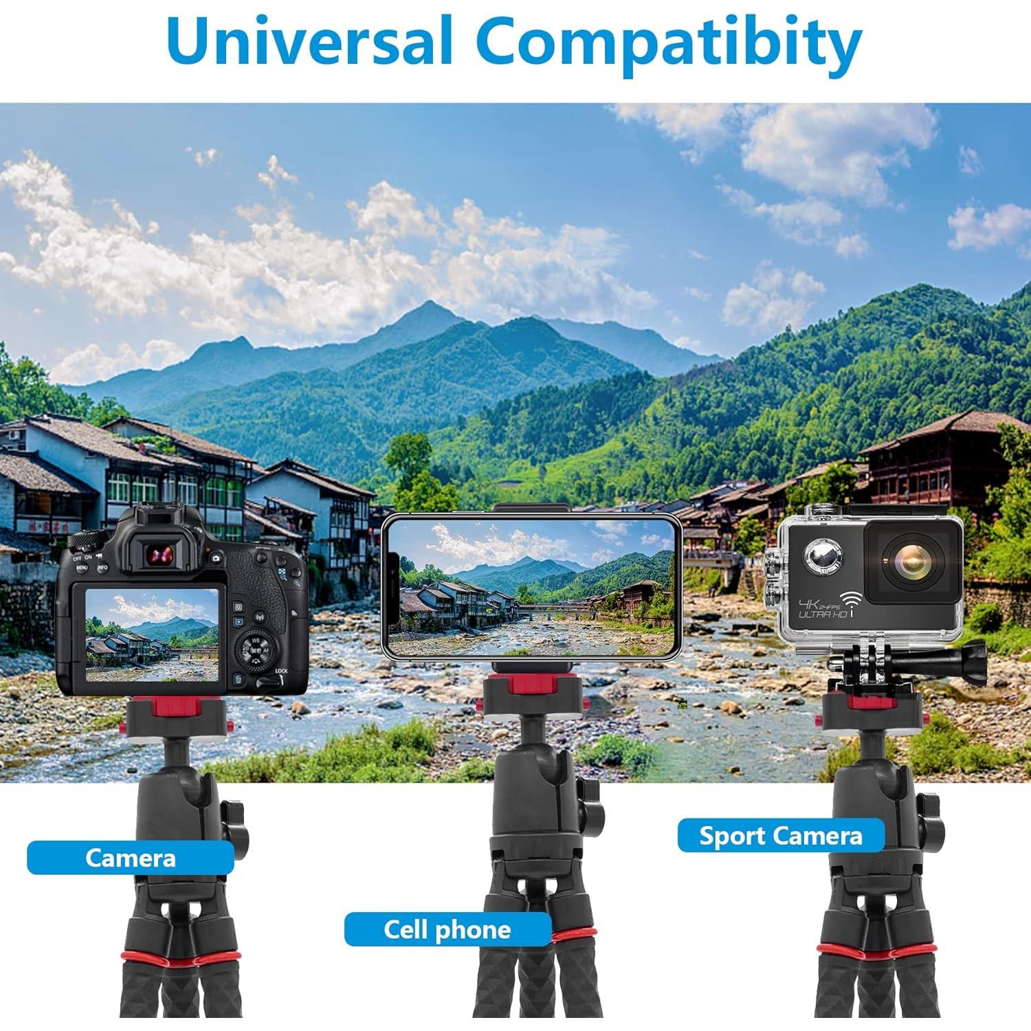 Trípode LINKCOOL 360° Flexible para Smartphone y DSLR