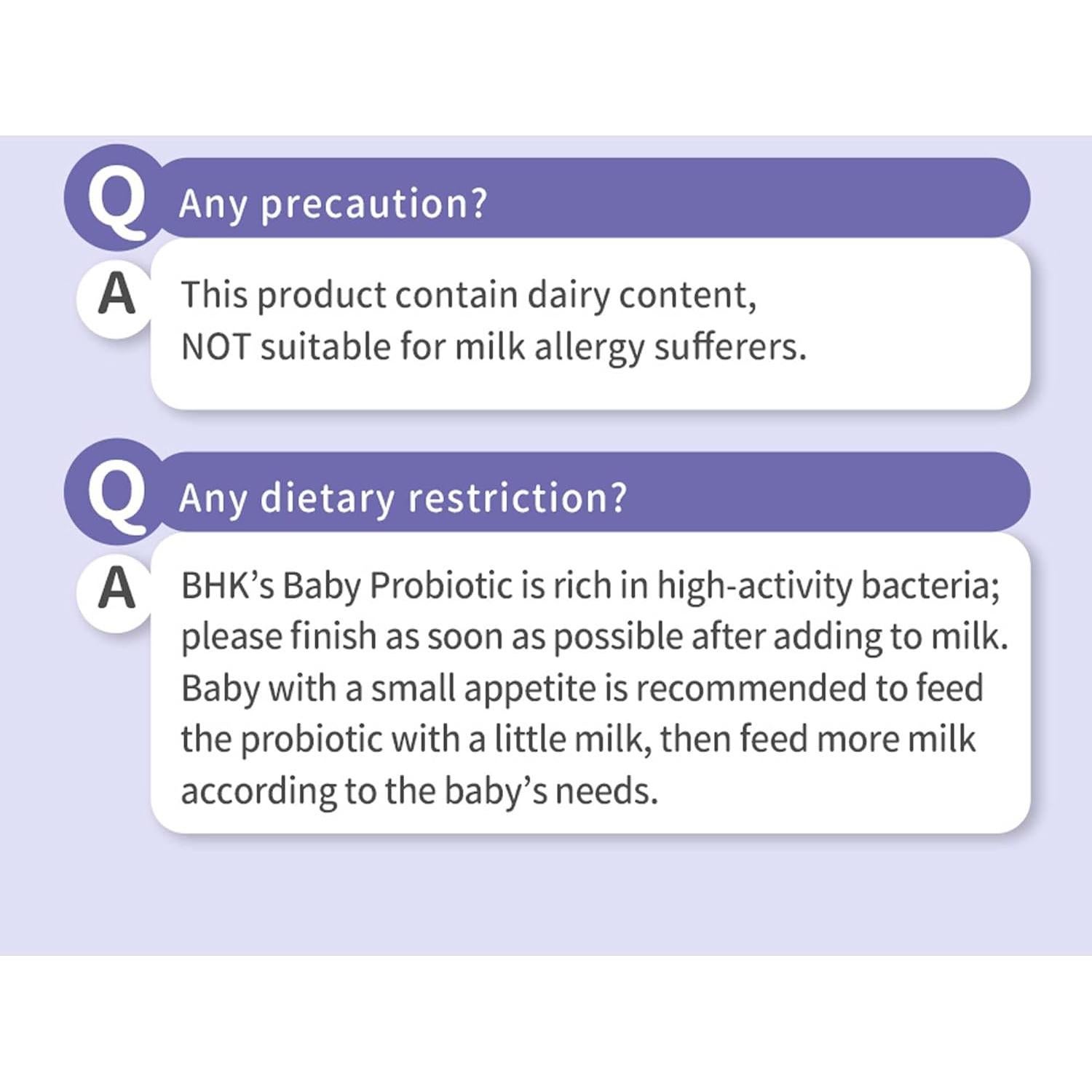 Polvo Probiotico para Bebés BHK con Vitamina D - 30 Paquetes